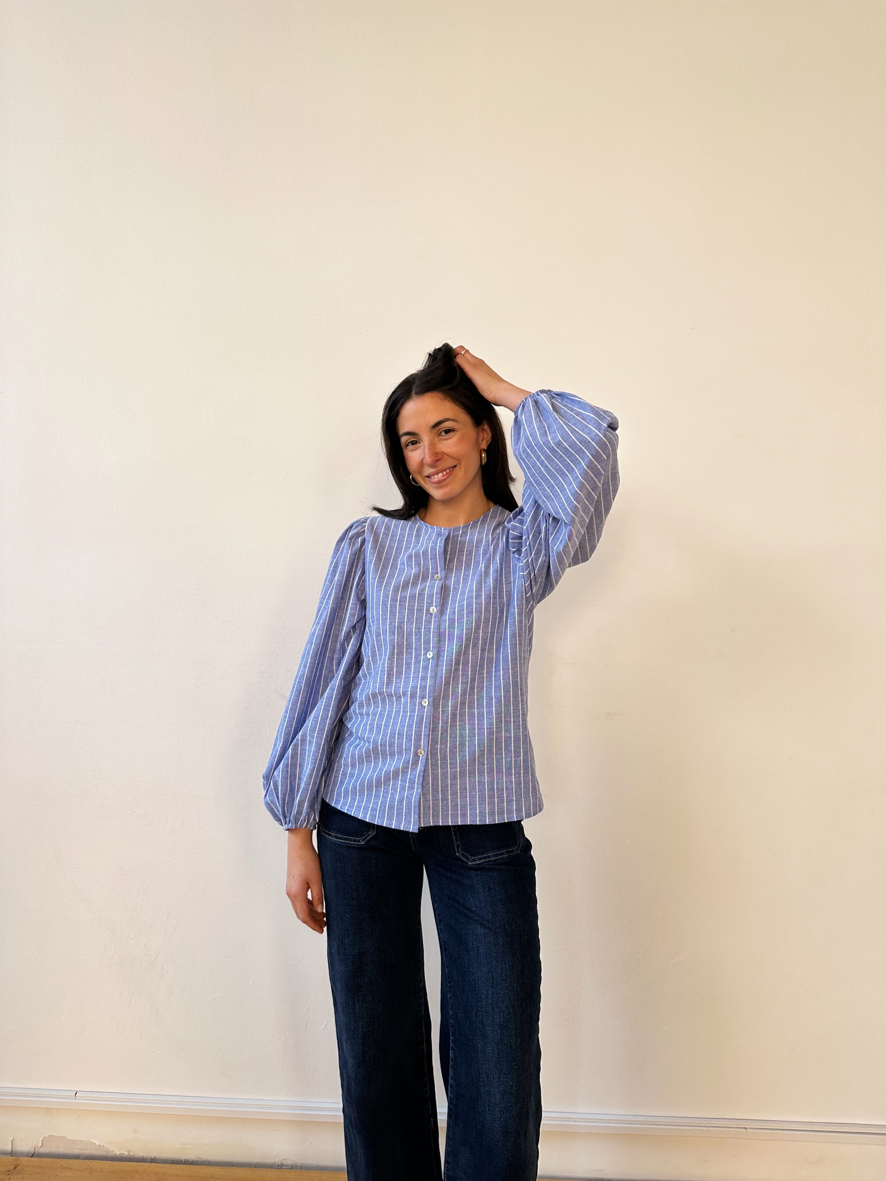 Bella Blue Blouse