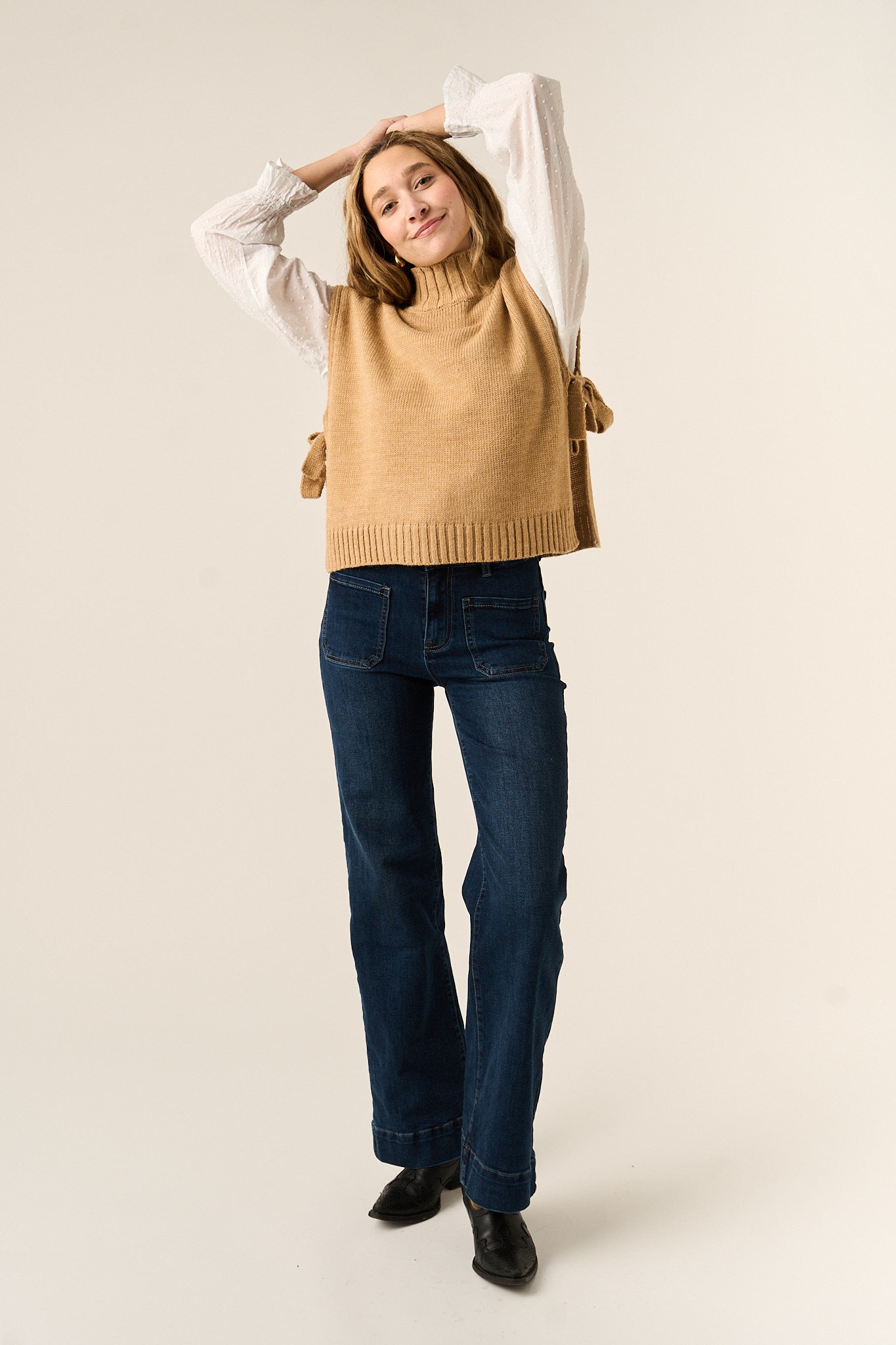 Chaleco Julieta Beige