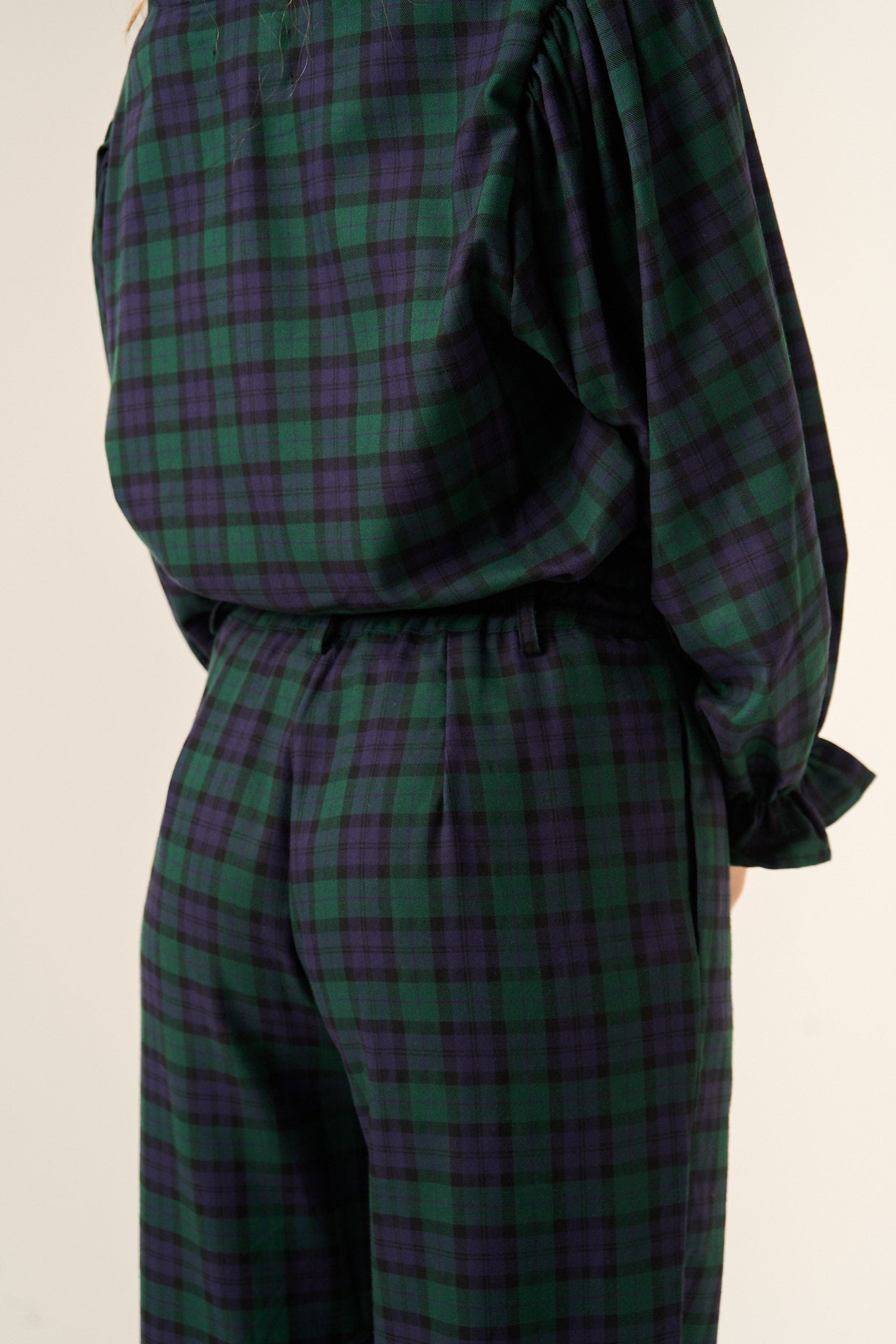 Pantalón Alia Verde y Marino