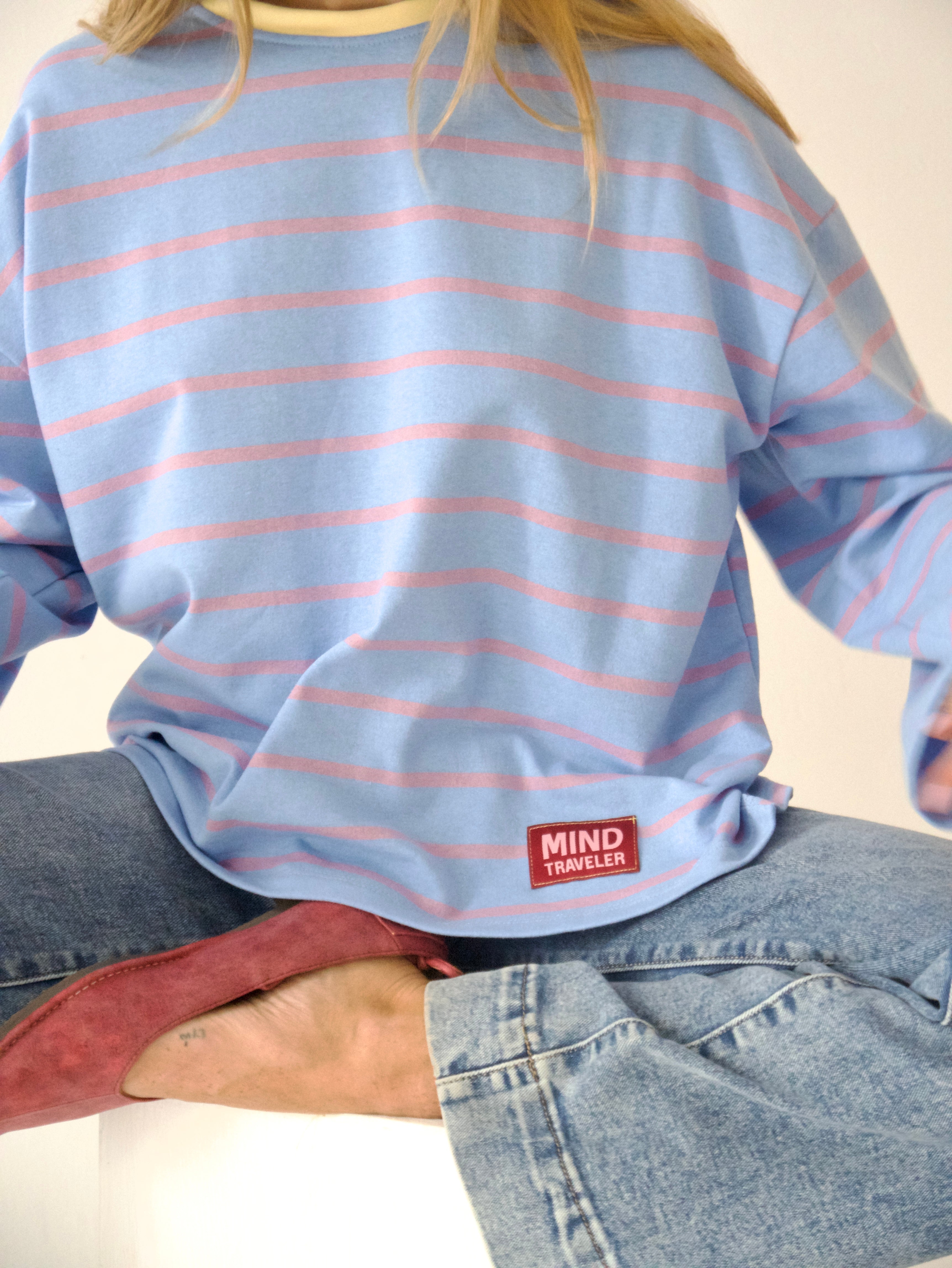 Camiseta Míriam Lavanda y Celeste