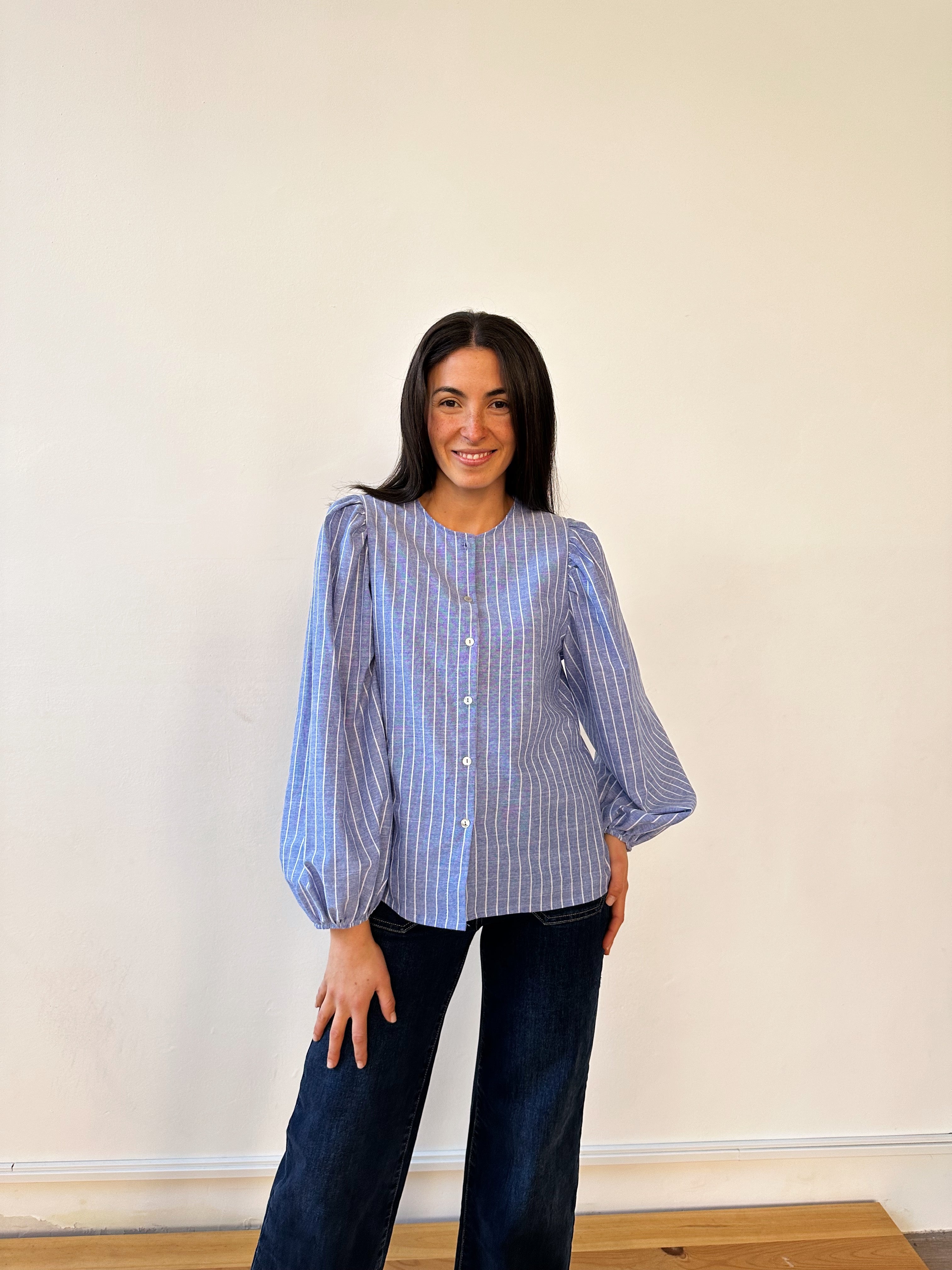 Bella Blue Blouse