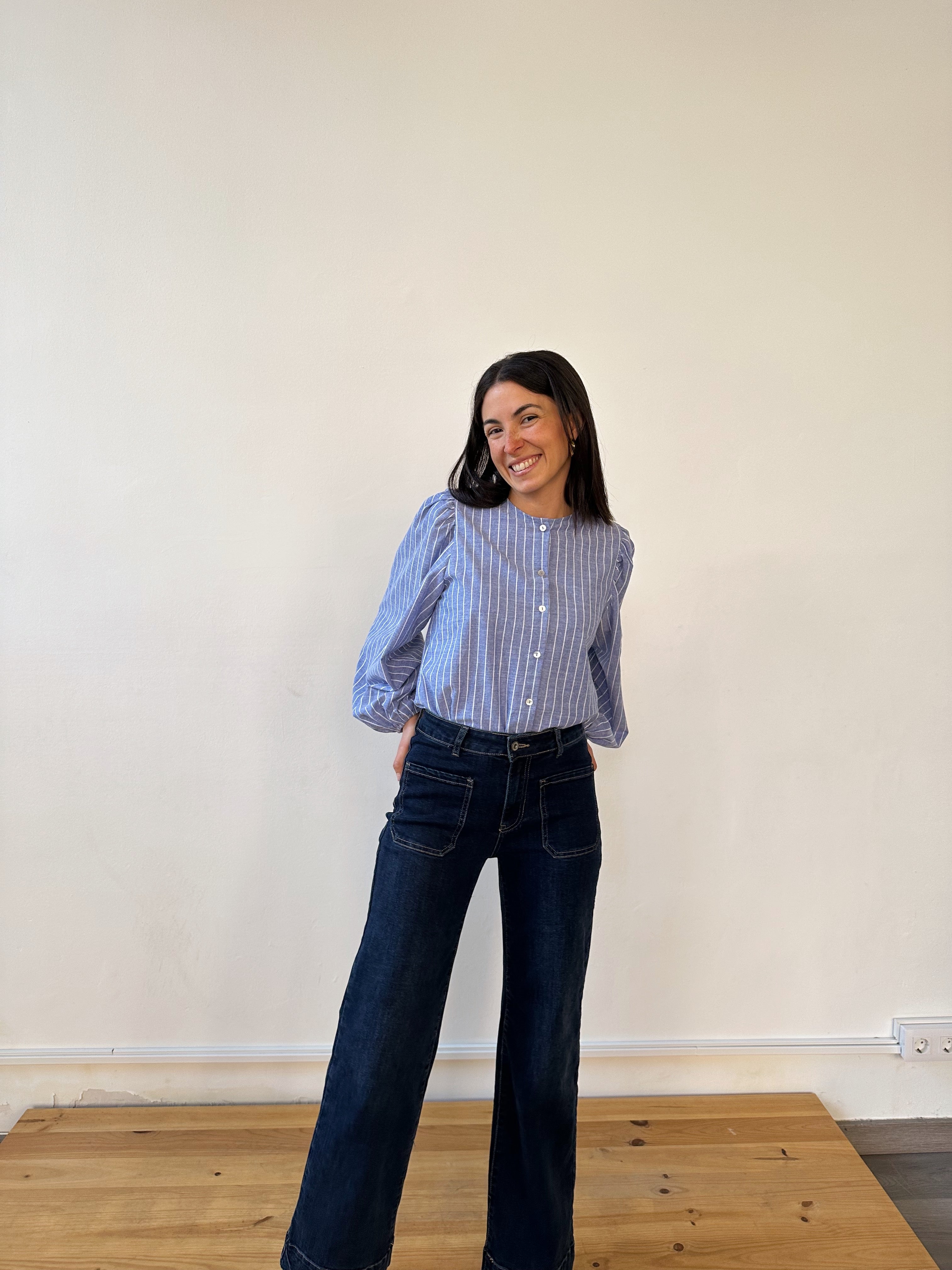 Bella Blue Blouse
