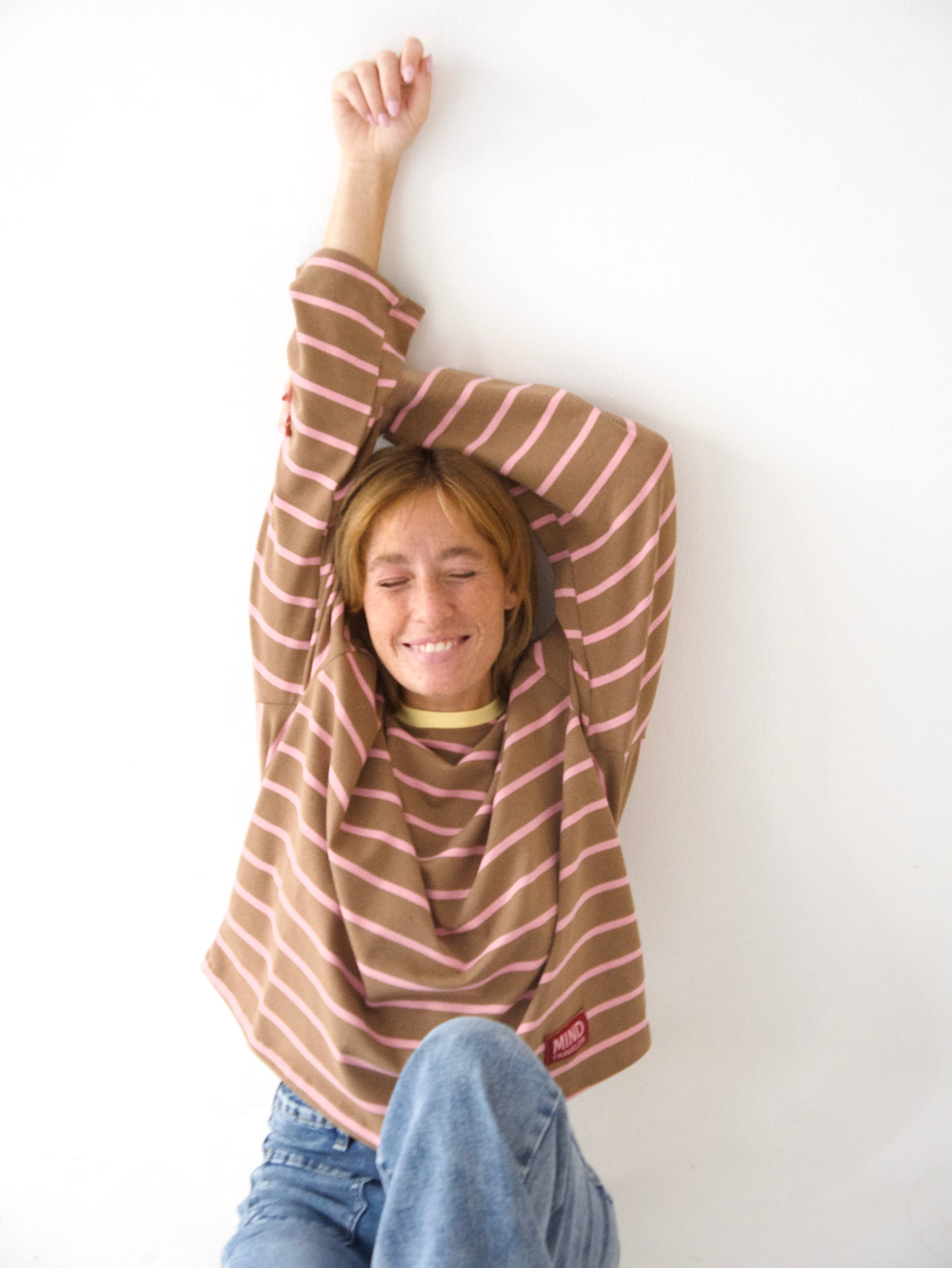 Camiseta Míriam Marrón y Rosa