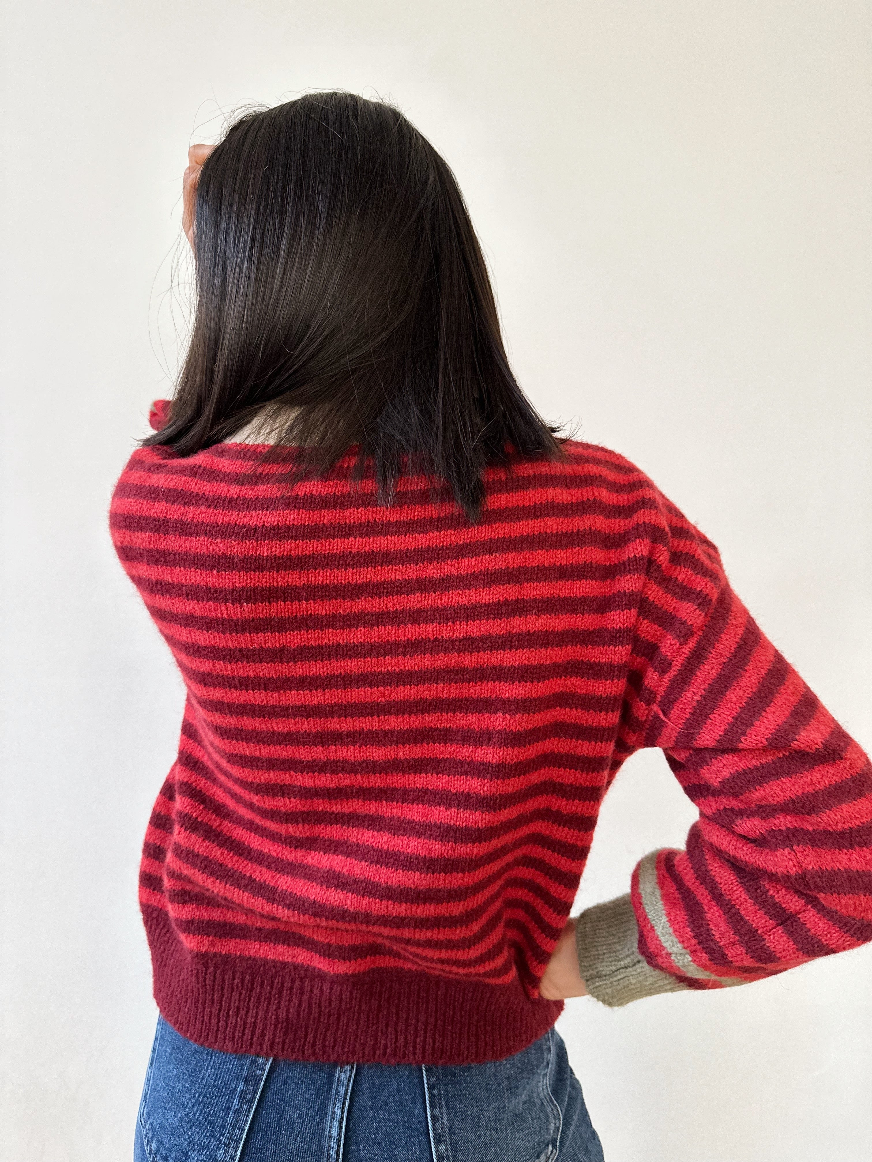 Tessa Burgundy Cardigan