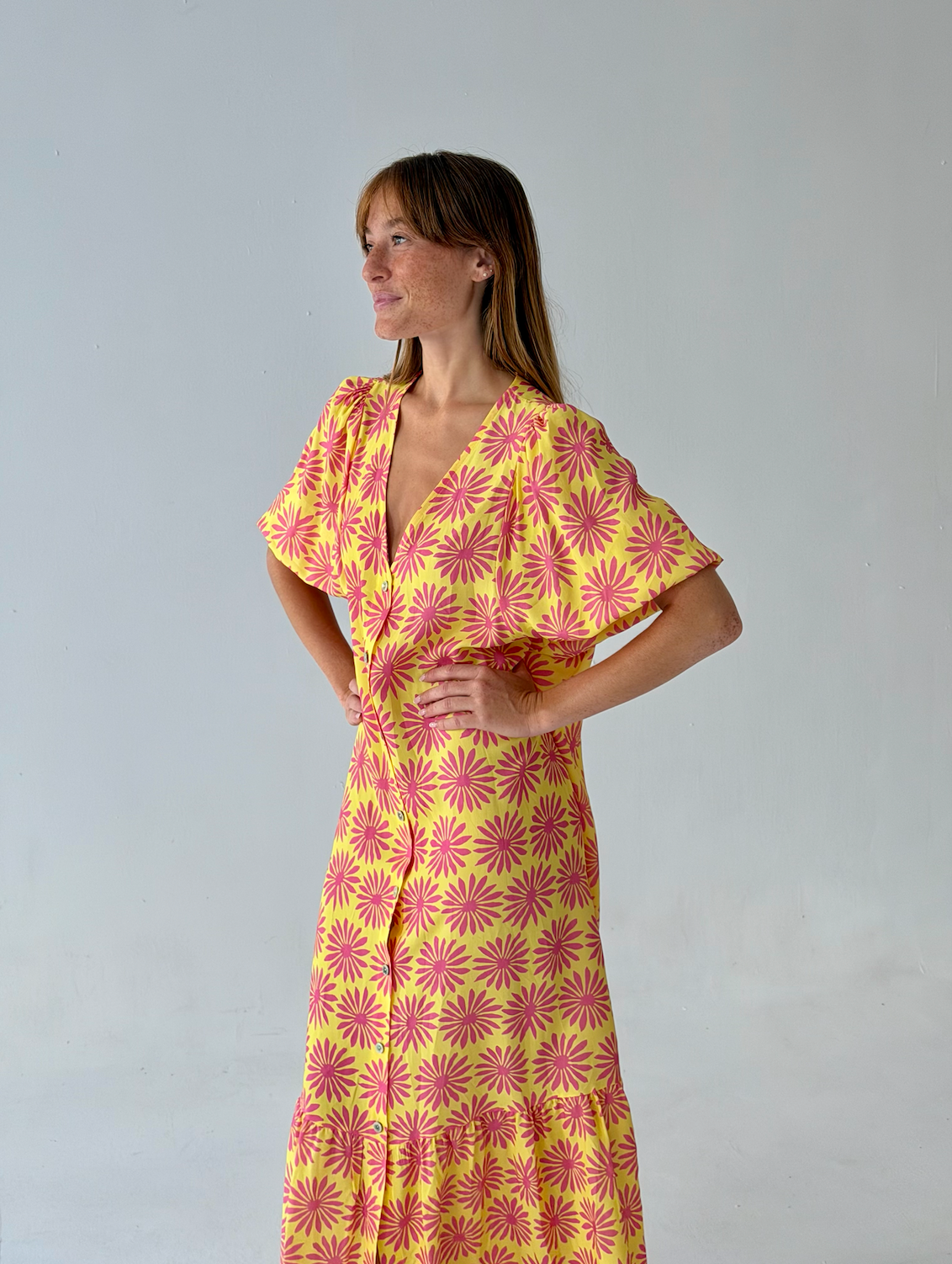 Vestido Mica Amarillo