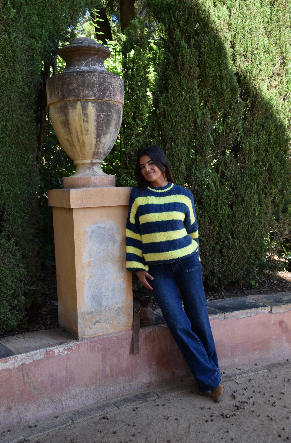 Jersey Aura Amarillo y Marino