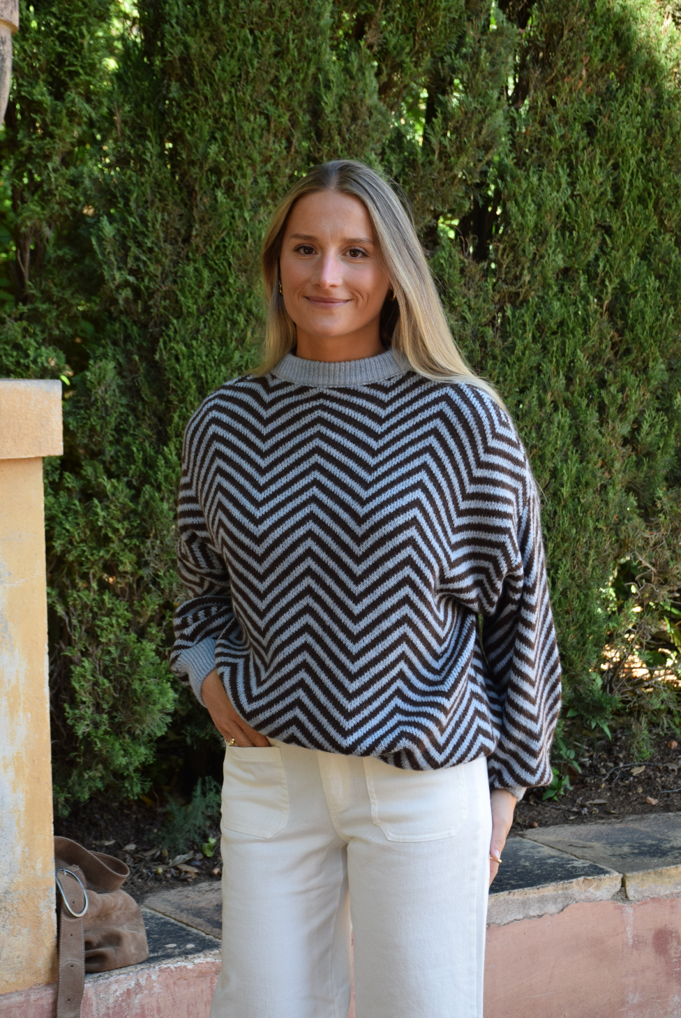 Jersey Leonor Azul y Marrón