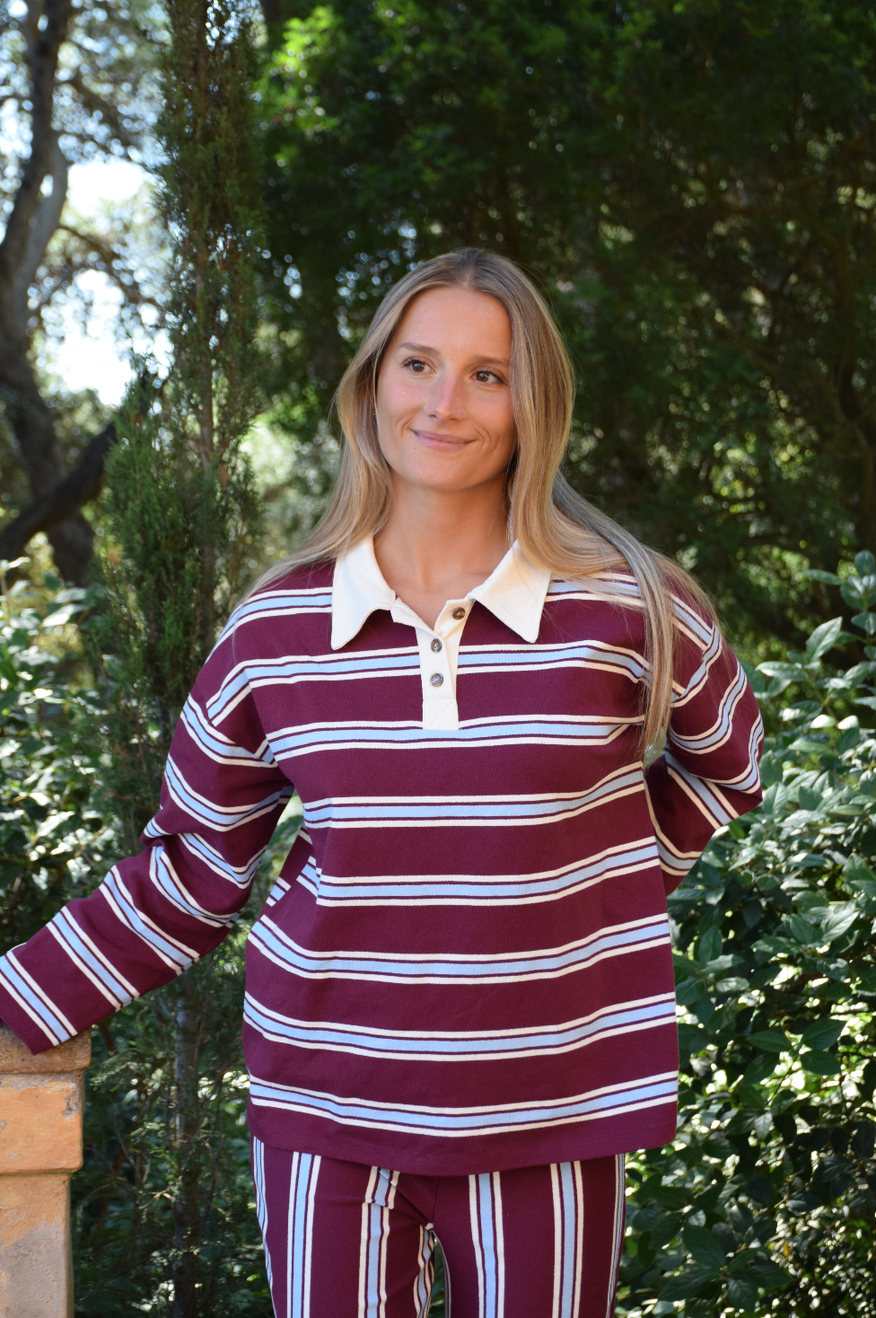 Polera Filipa Burgundy