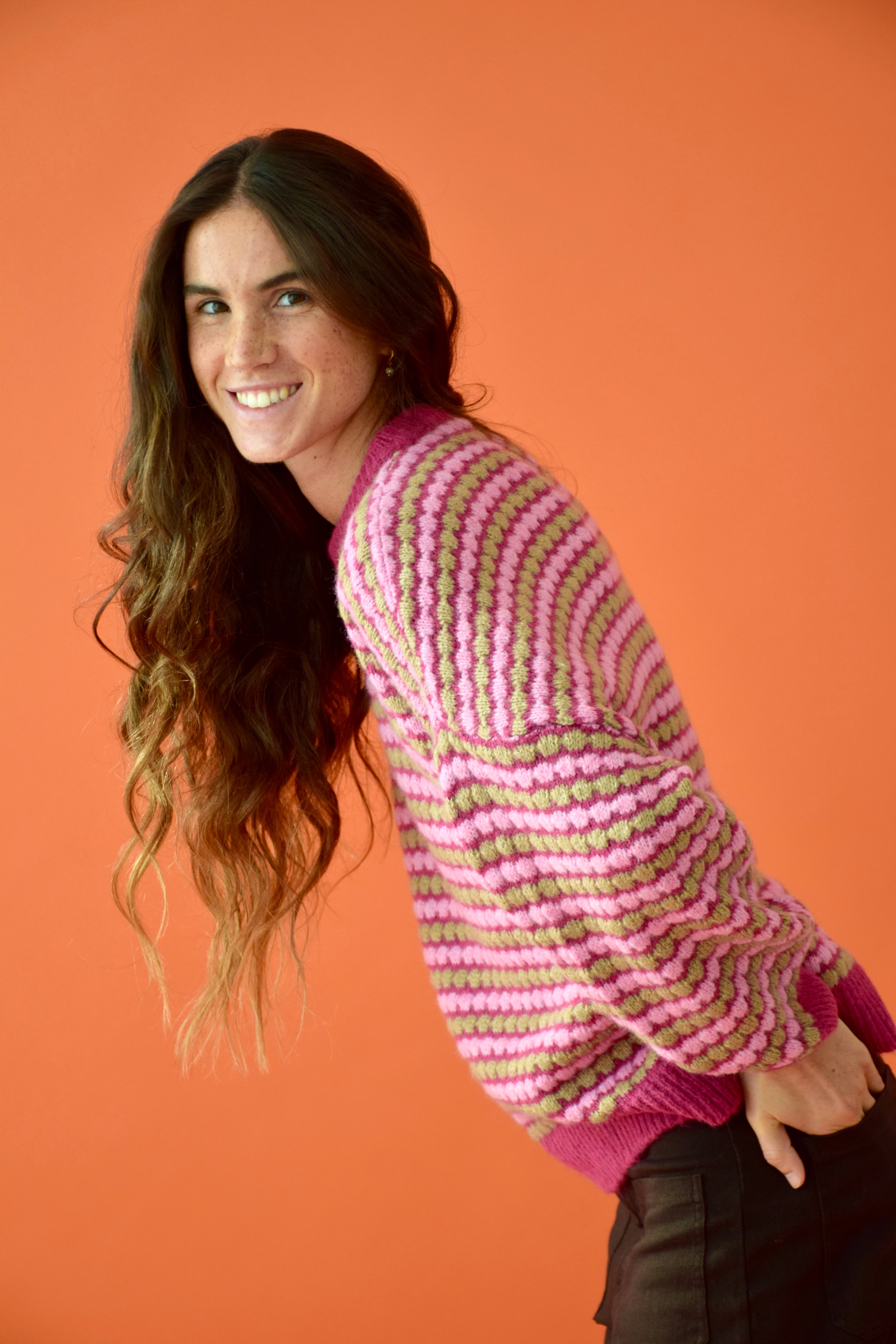 Jersey Cler Rosa y Beige