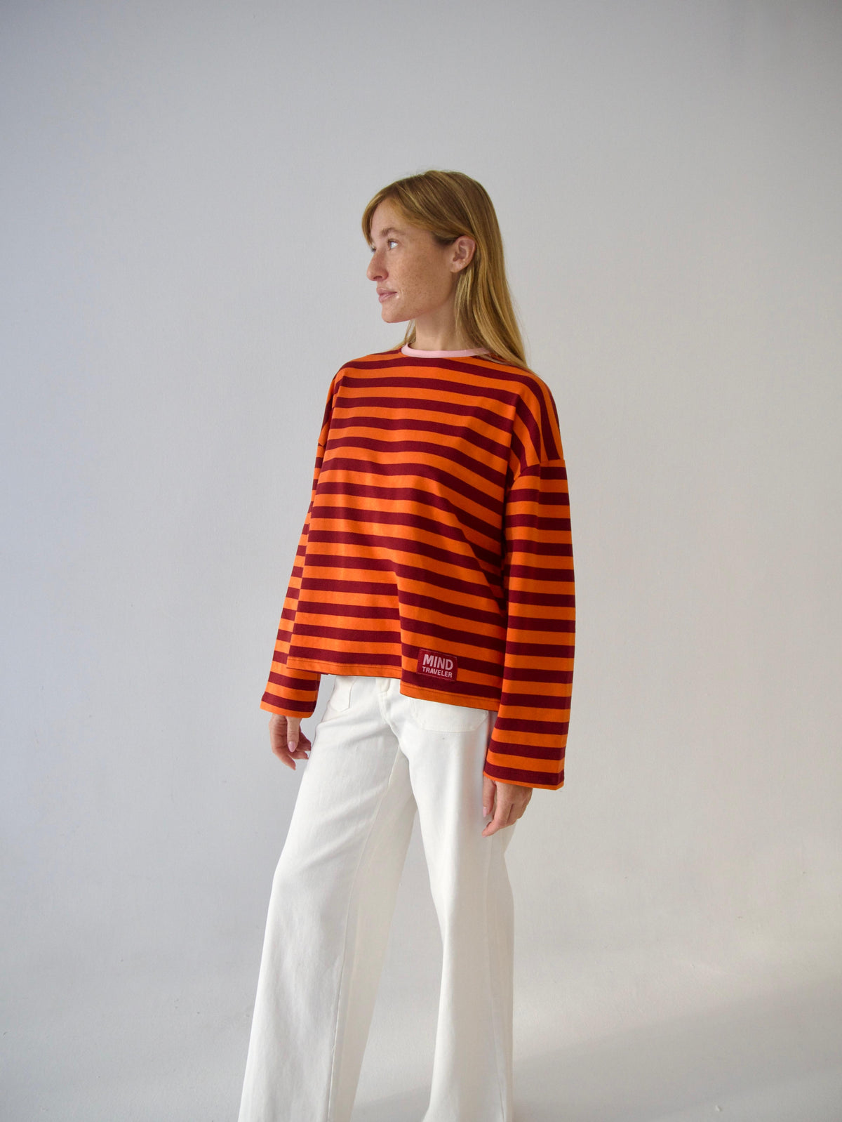 Camiseta Núria Naranja Burgundy