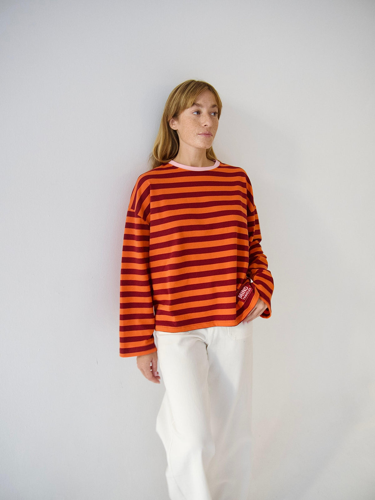 Camiseta Núria Naranja Burgundy