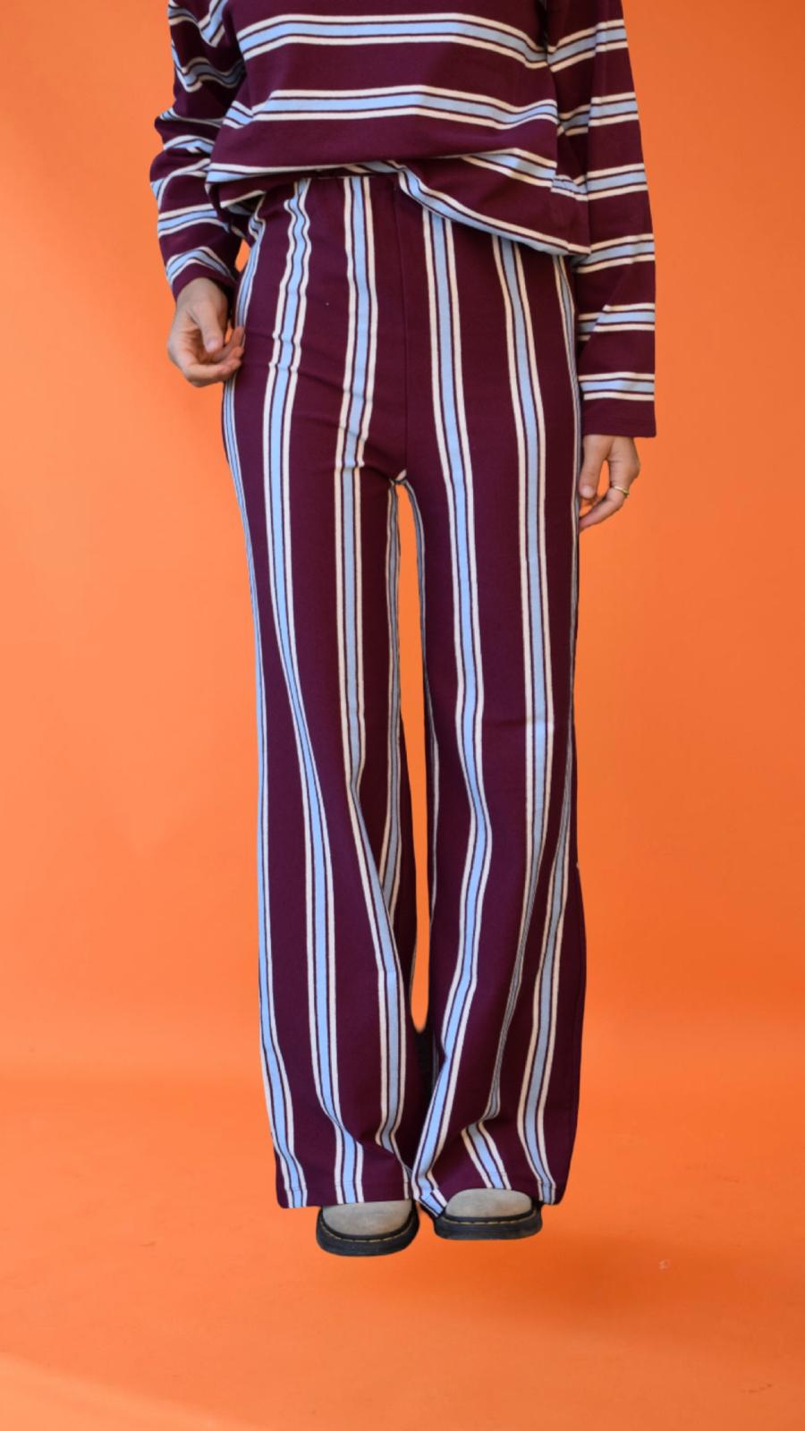Pantalón Filipa Burgundy