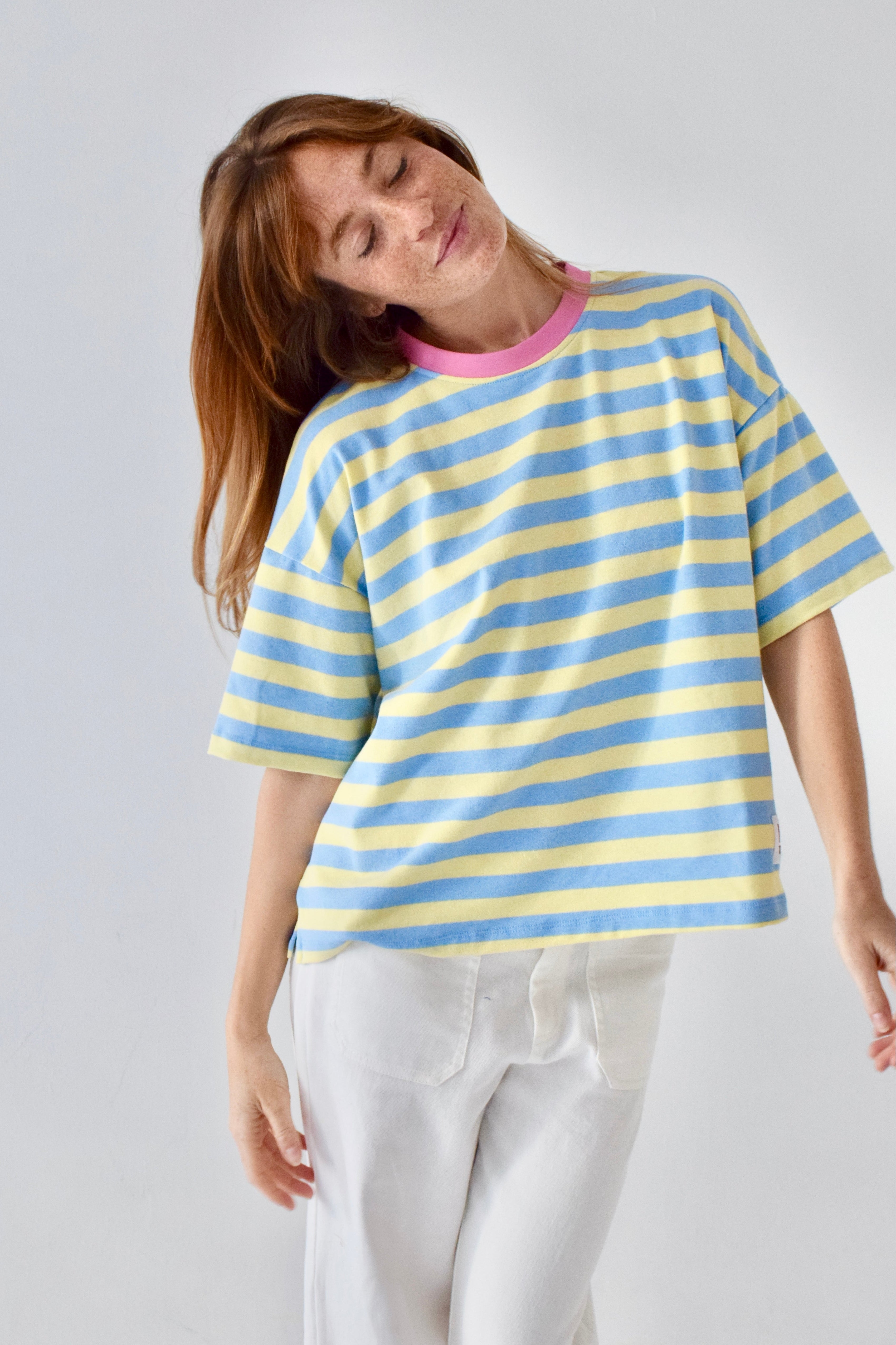 Camiseta Nunu Azul y Amarillo