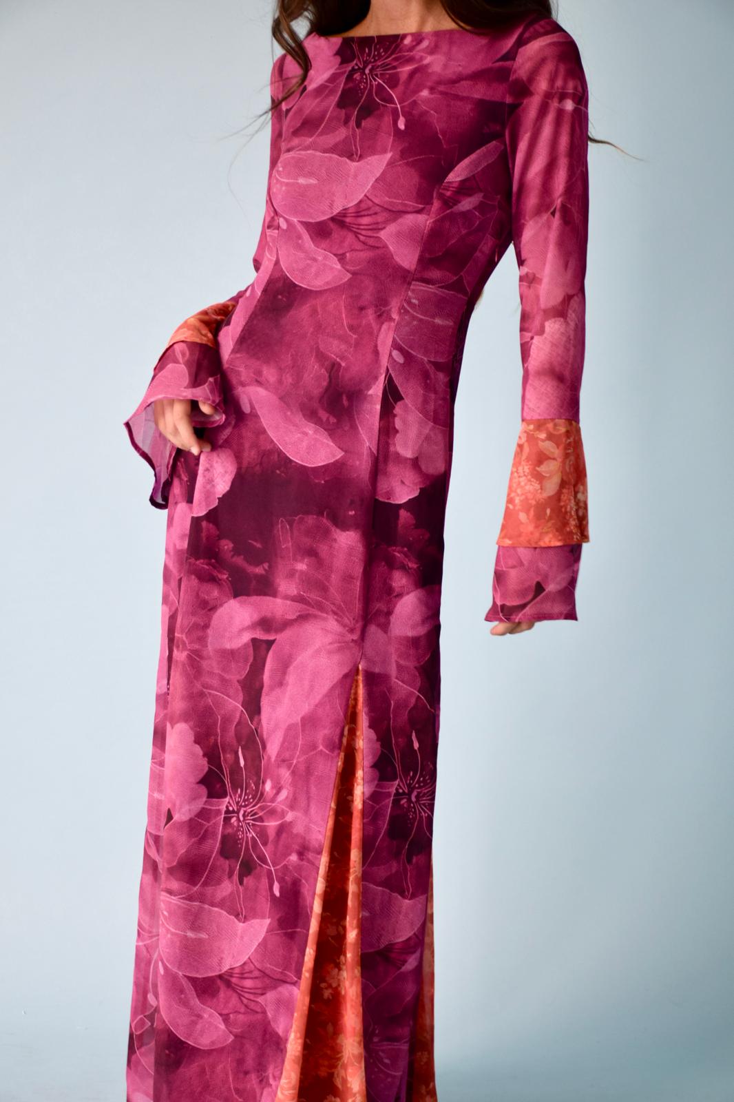 Vestido Camila Burgundy