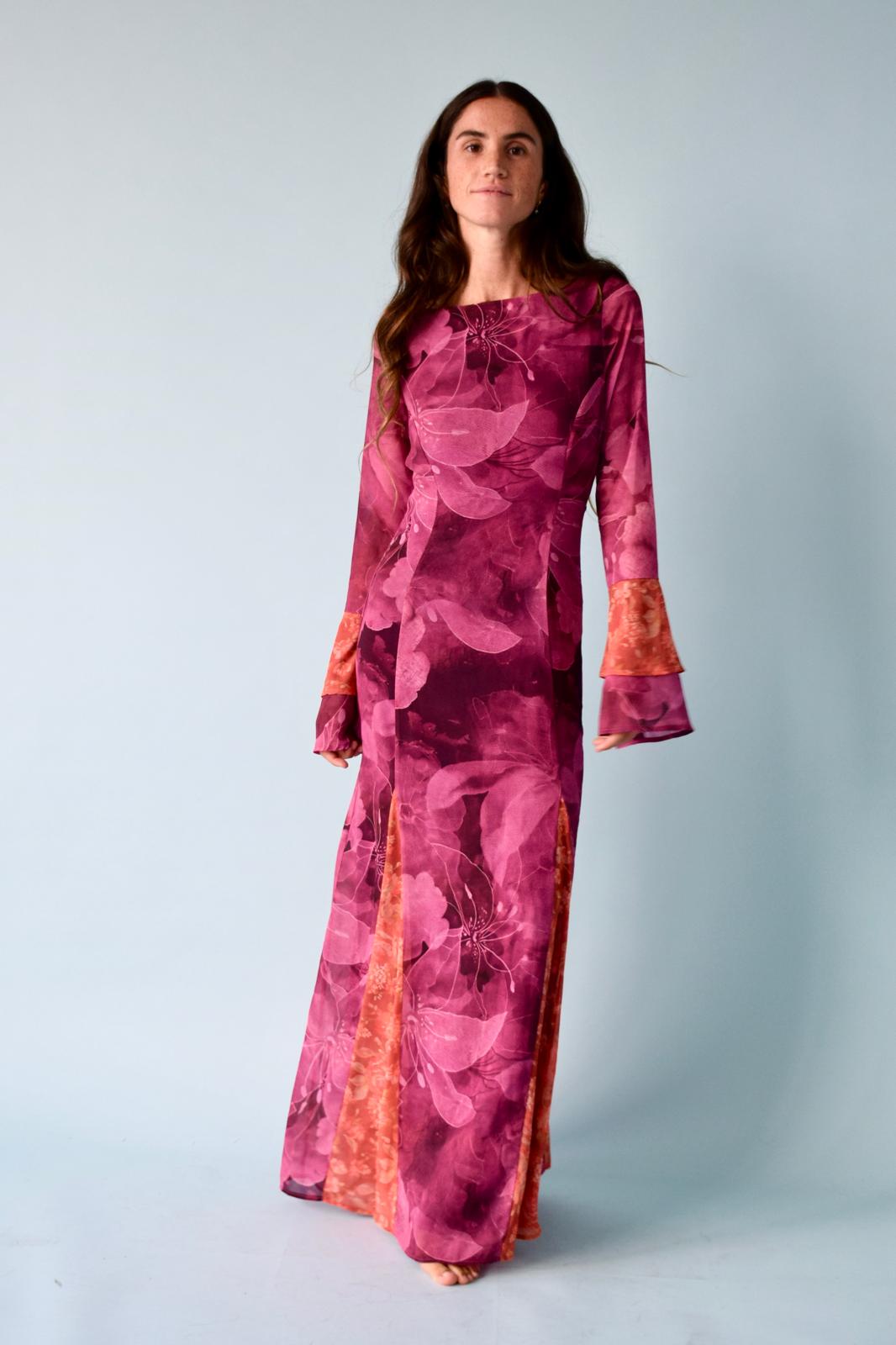 Vestido Camila Burgundy