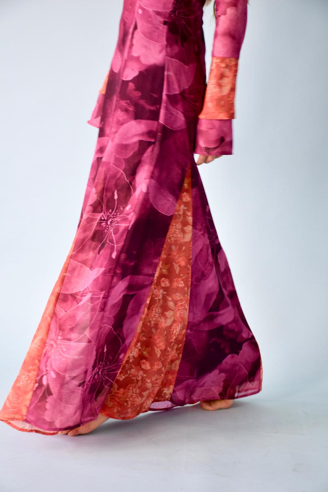 Vestido Camila Burgundy