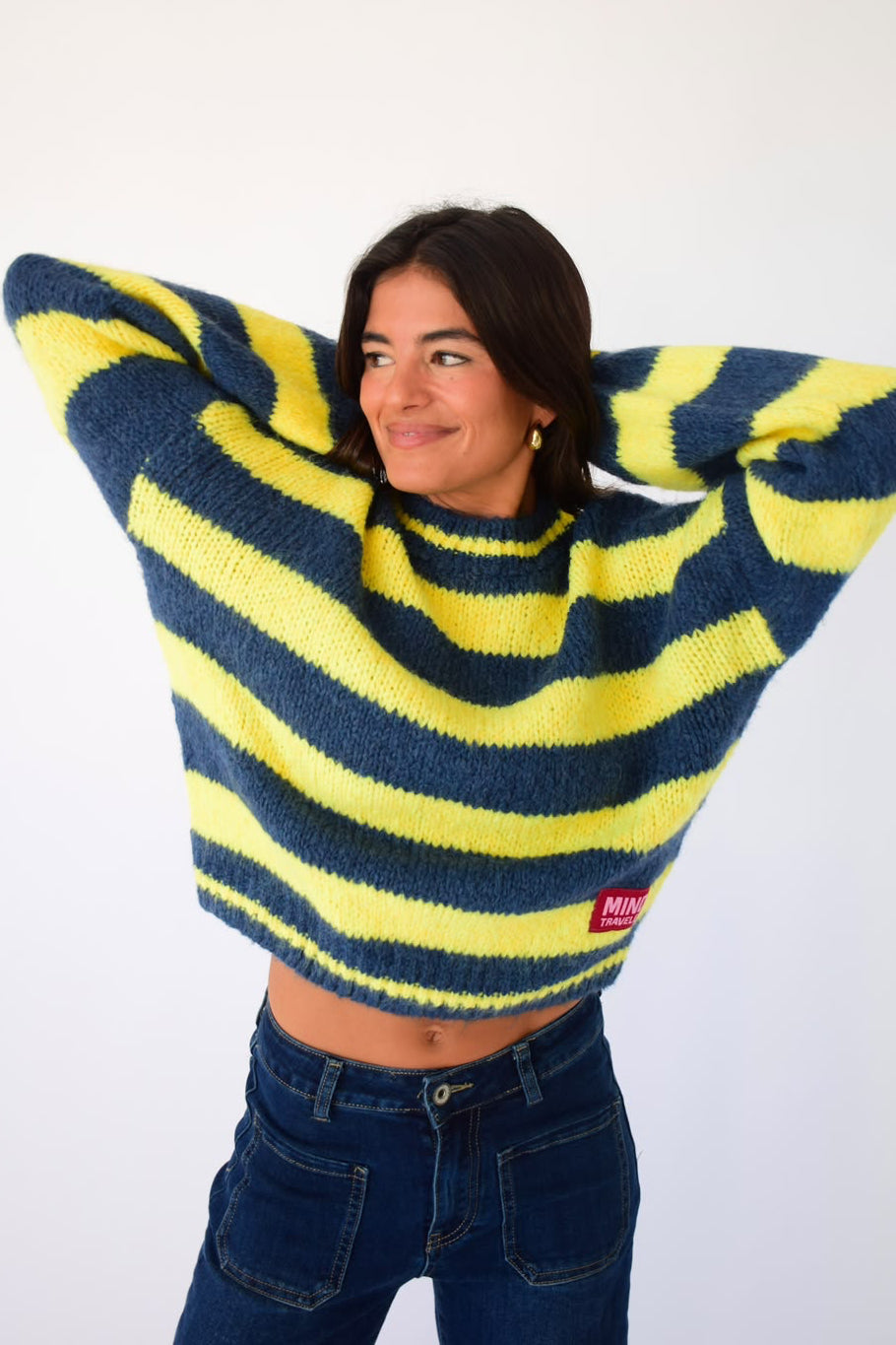 Jersey Aura Amarillo y Marino