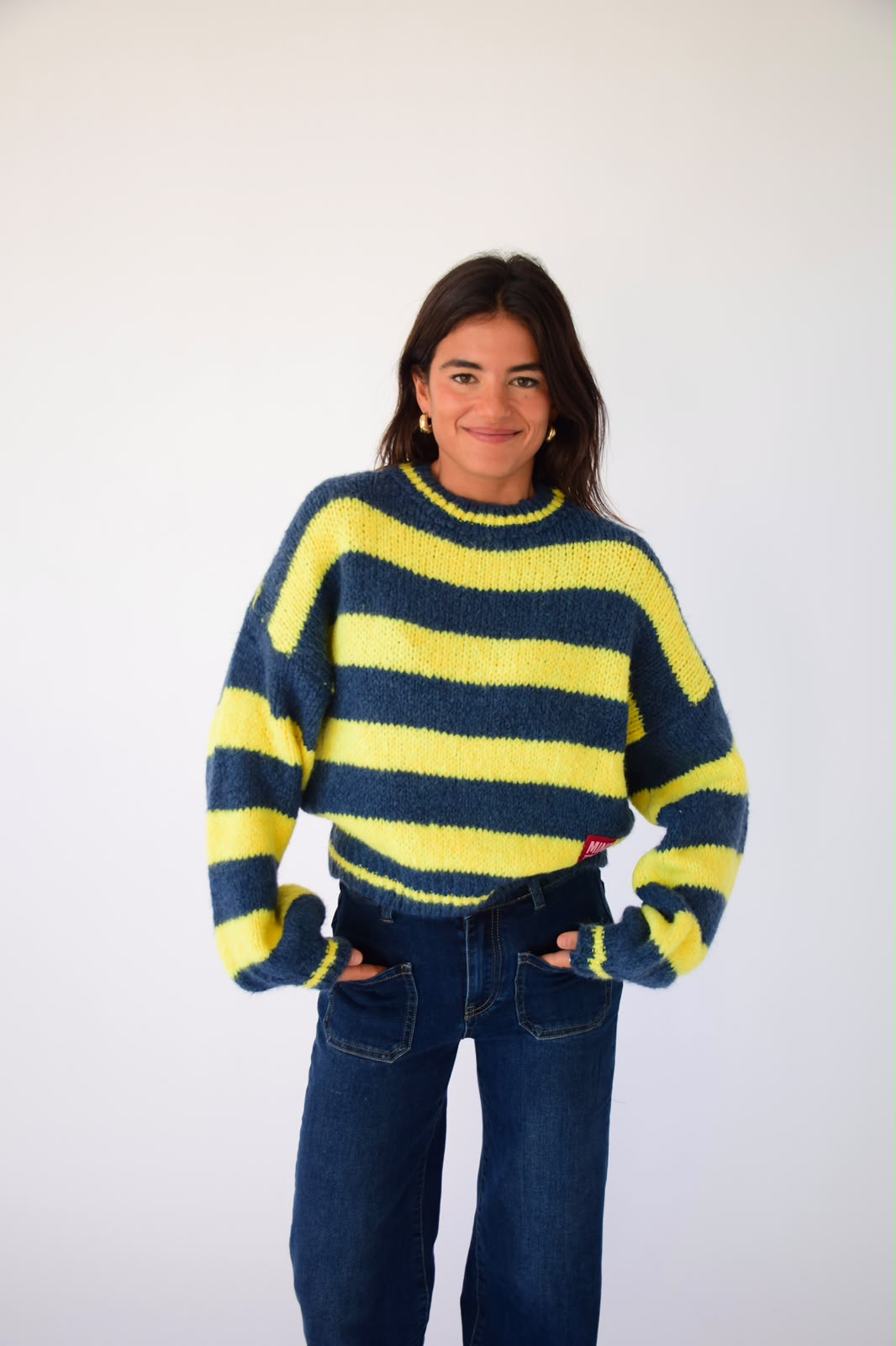 Jersey Aura Amarillo y Marino