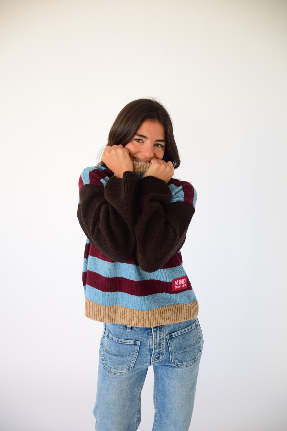 Jersey Abril Burgundy y Celeste