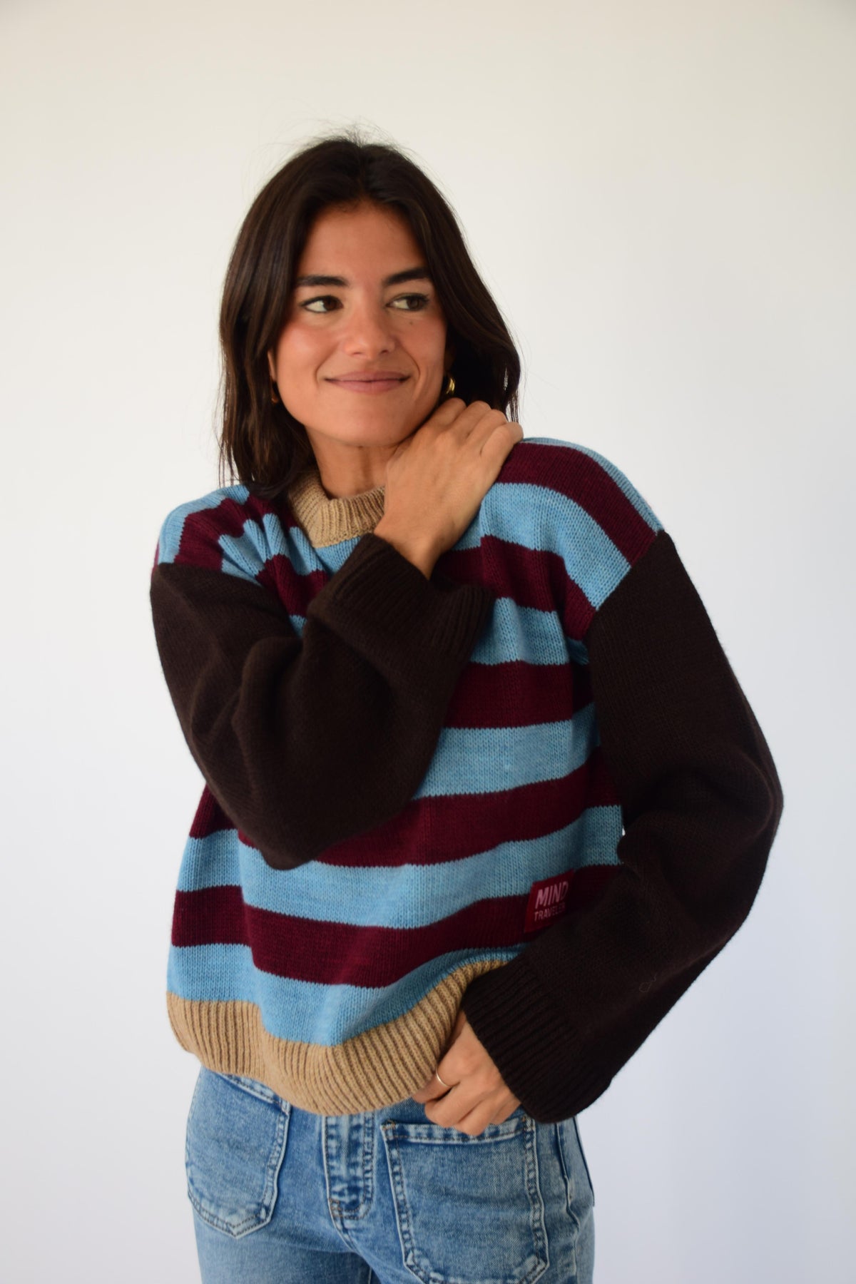 Jersey Abril Burgundy y Celeste