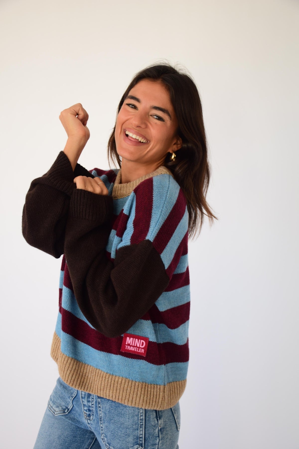 Jersey Abril Burgundy y Celeste