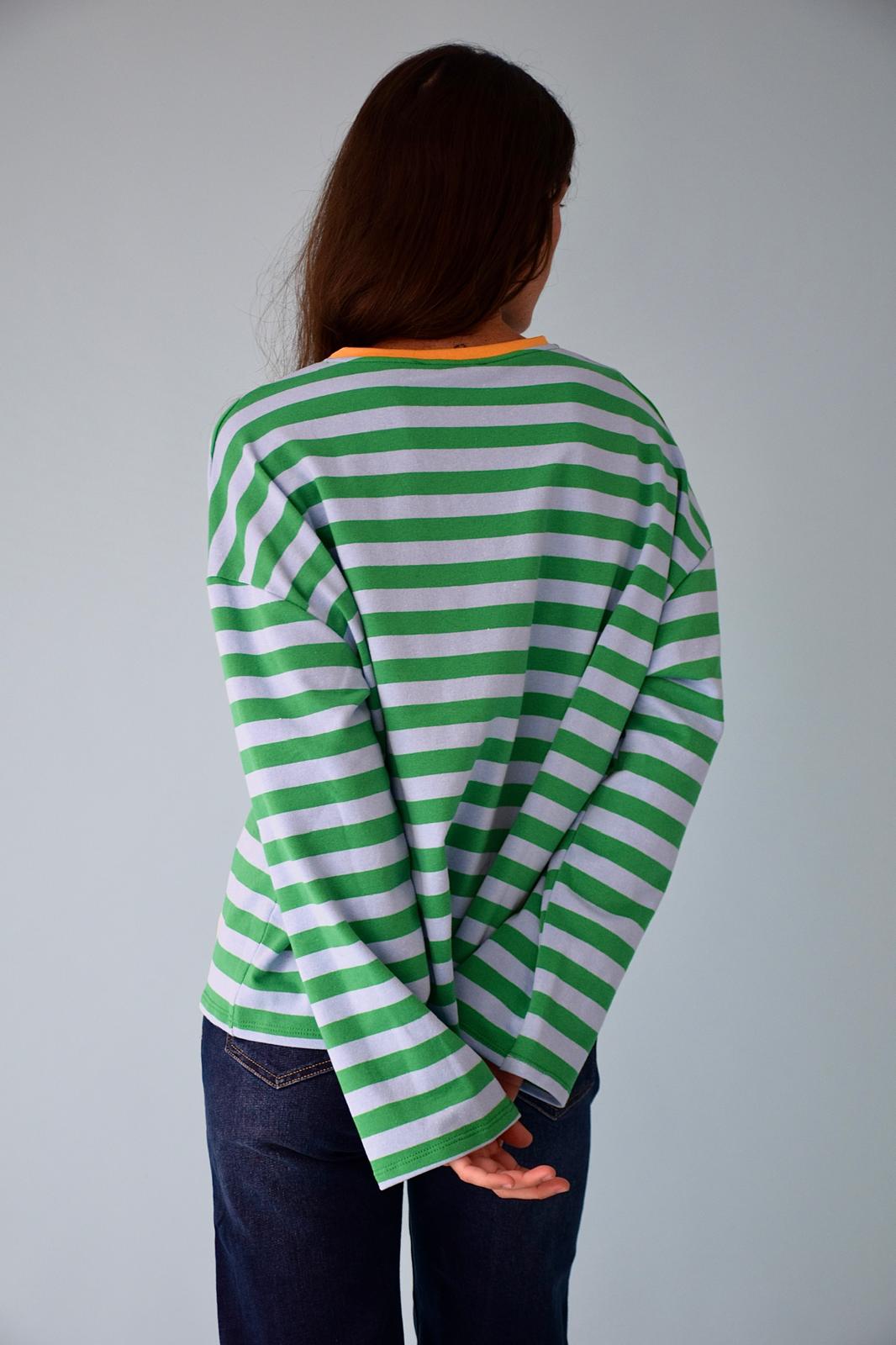 Camiseta Núria Verde y Azul