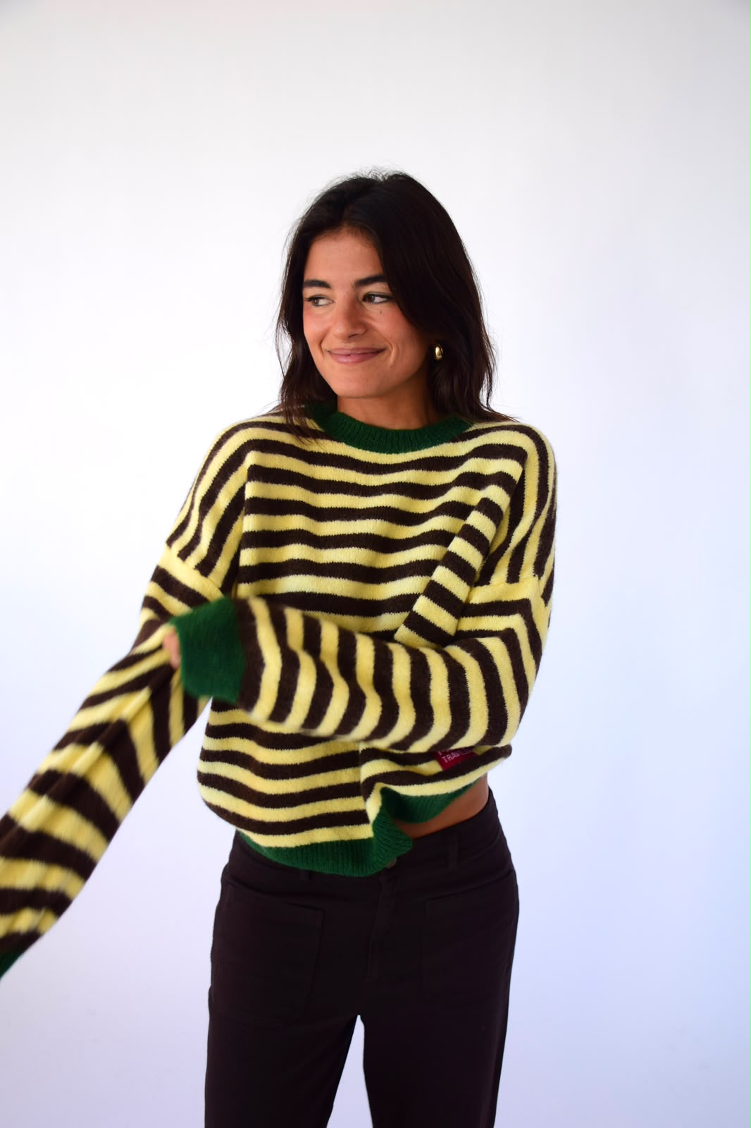 Jersey Pia Amarillo y Marrón