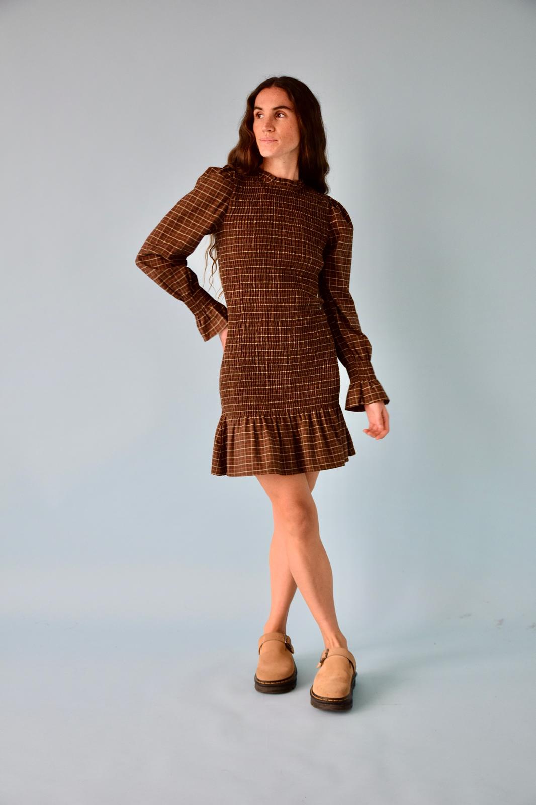 Vestido Chía Marrón