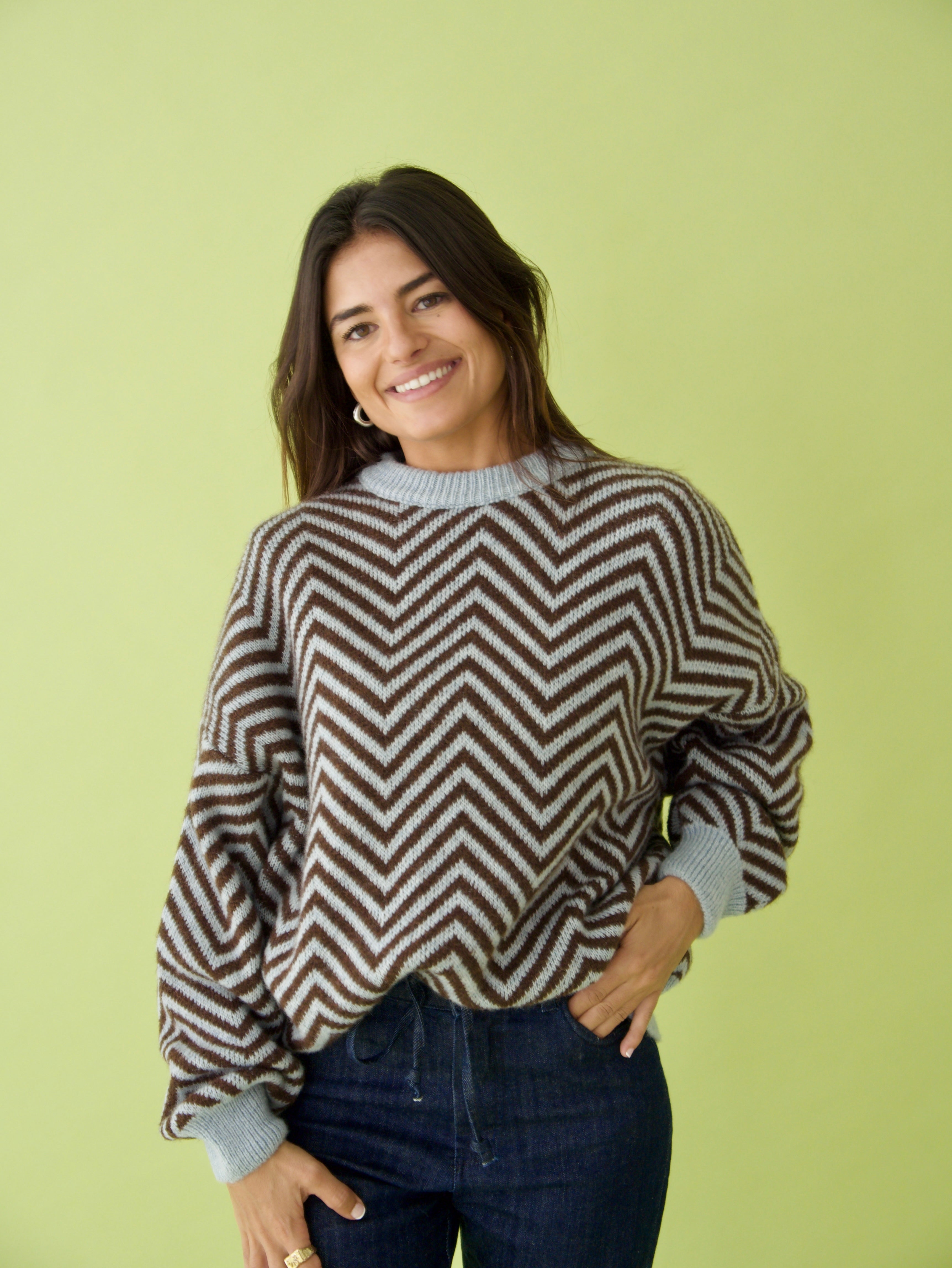 Jersey Leonor Azul y Marrón