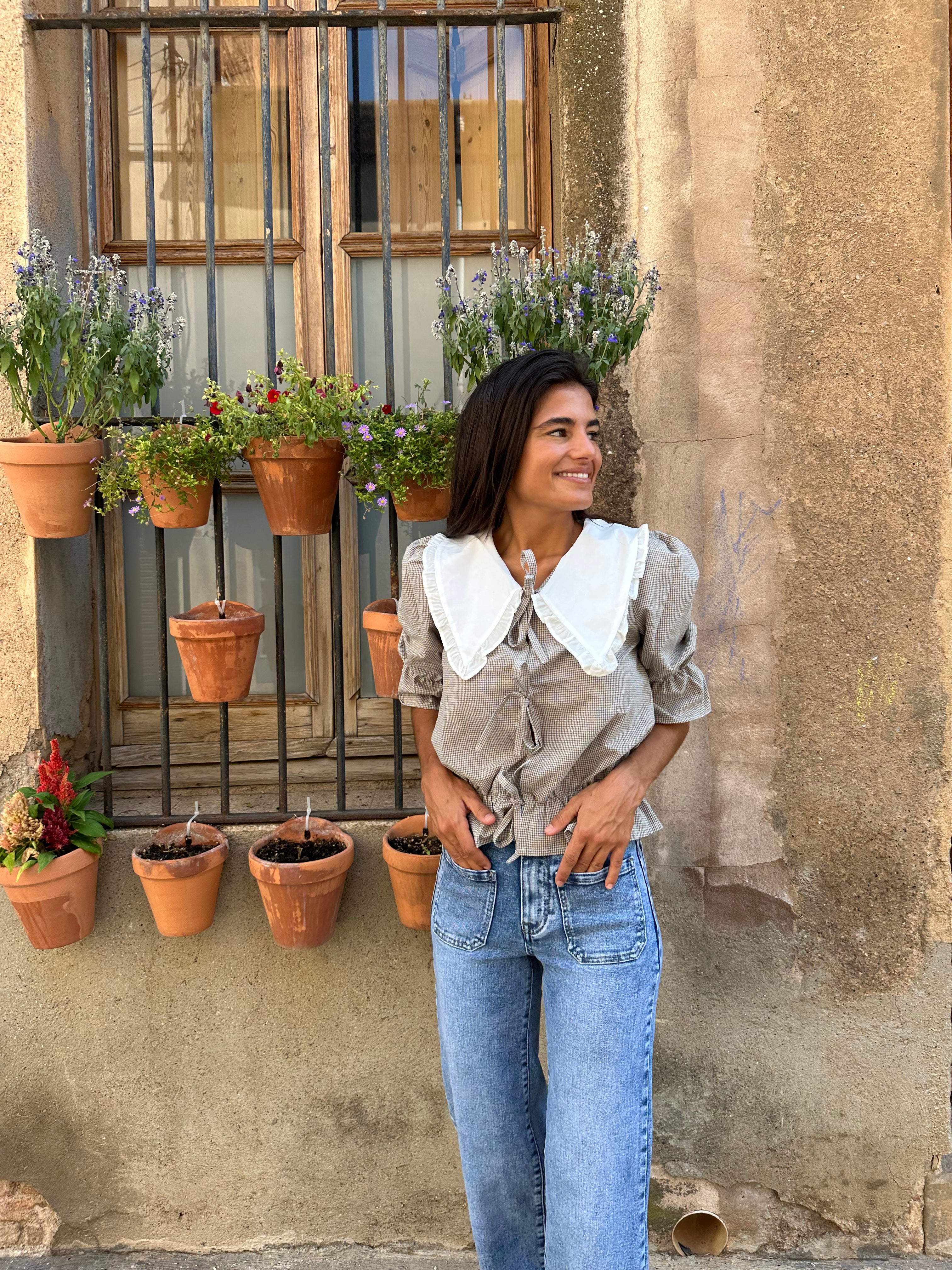 Blusa Sara Marrón