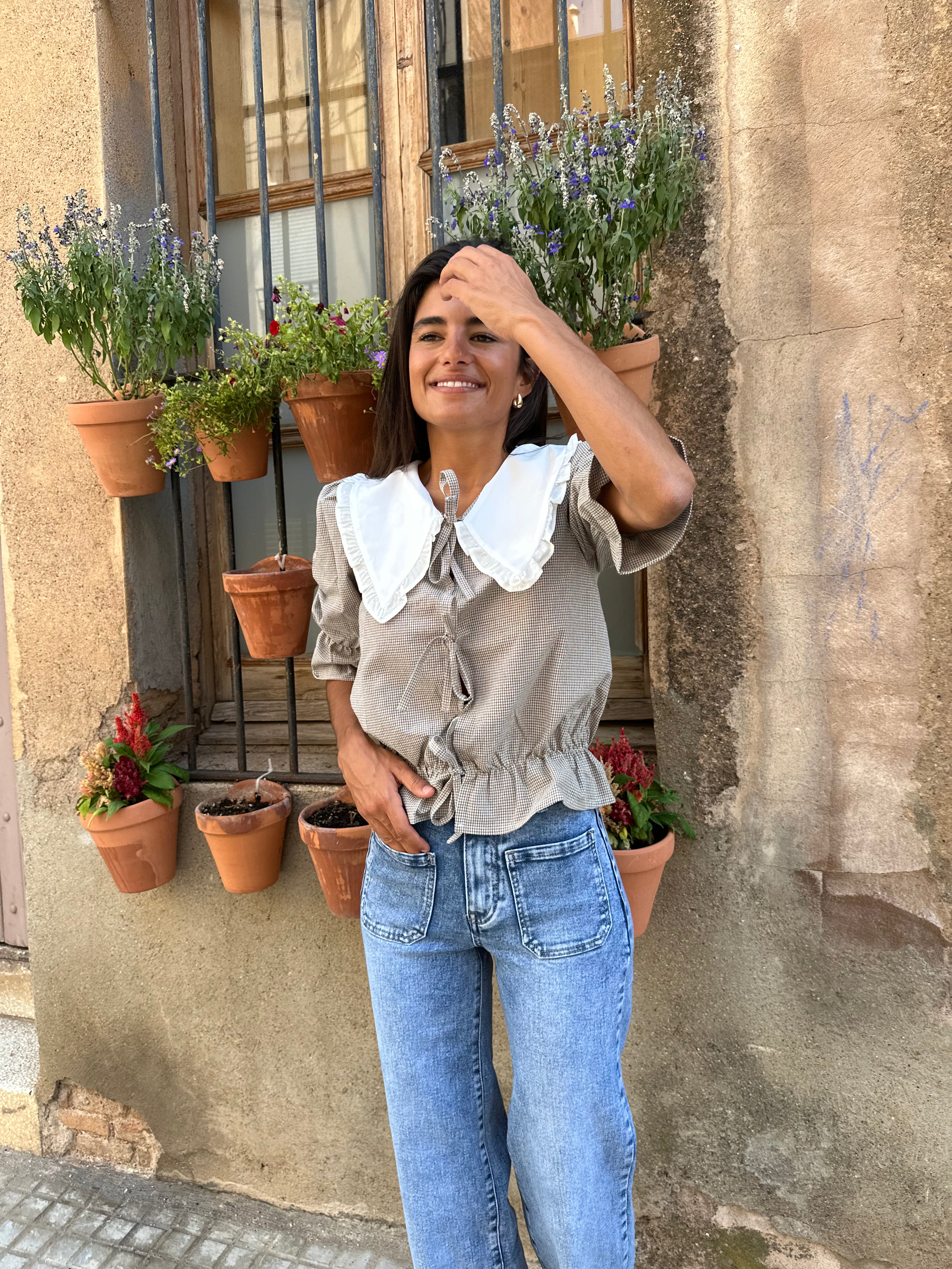Blusa Sara Marrón