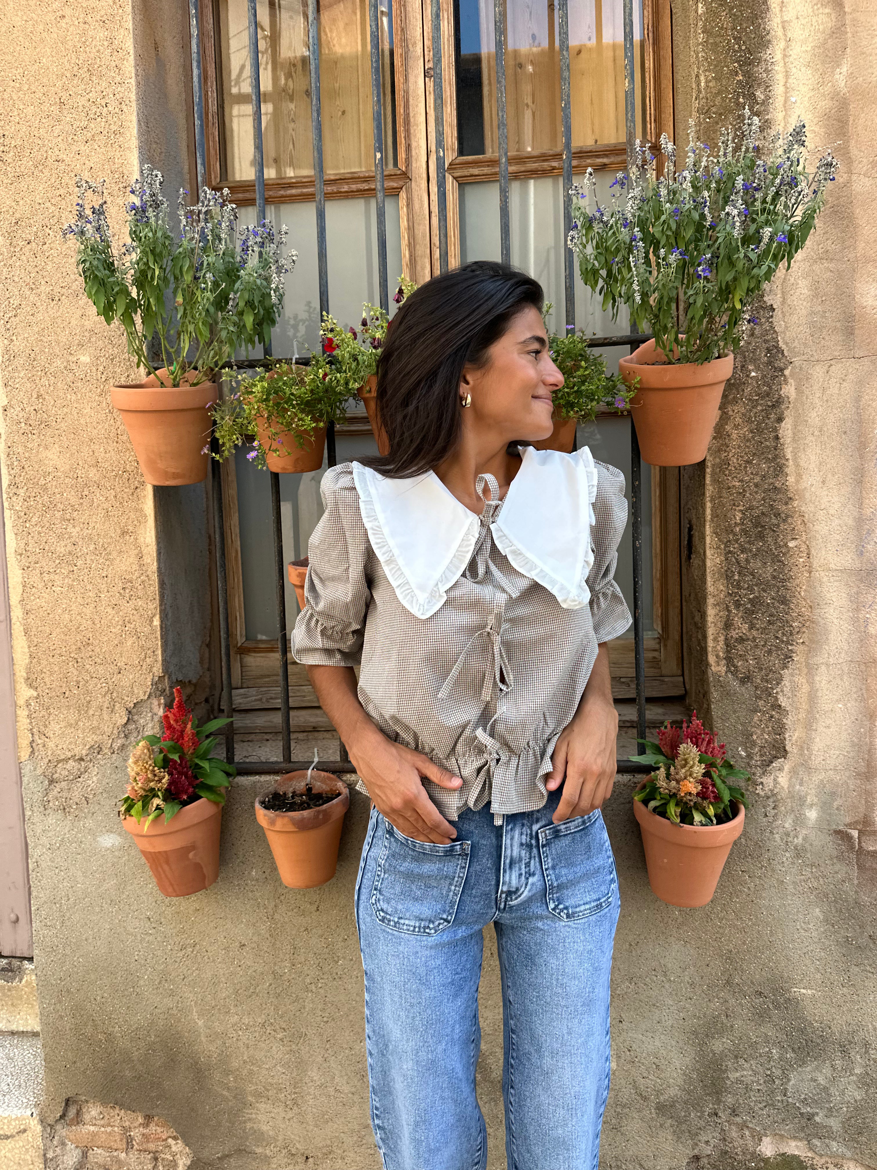 Blusa Sara Marrón