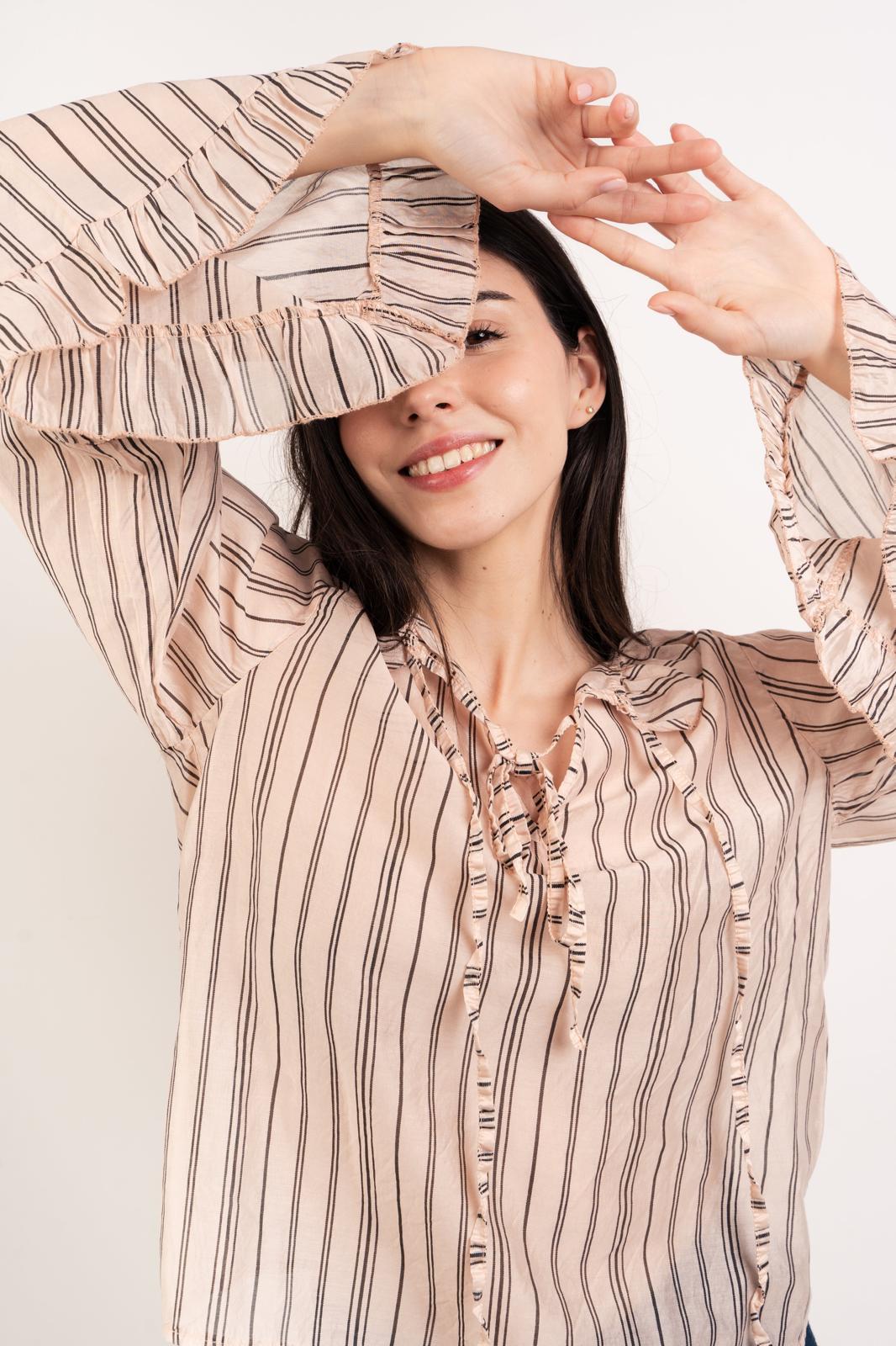 Alicia Coral Blouse