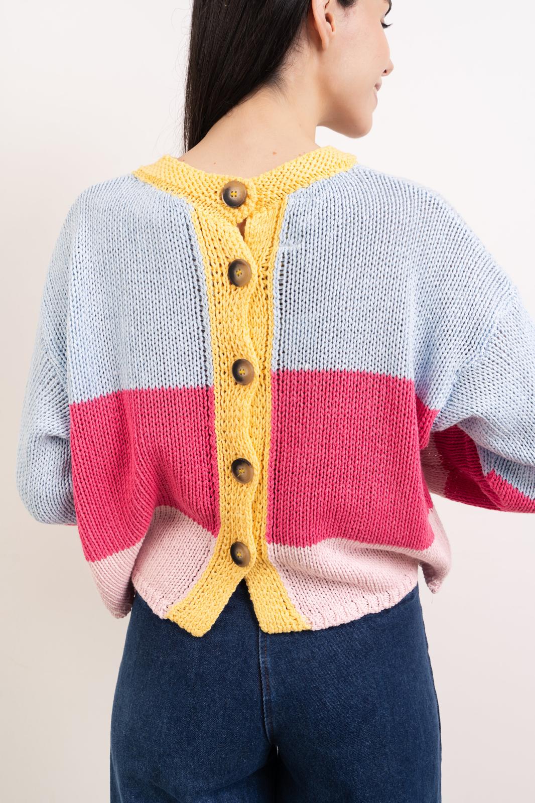 Jersey Jana Azul y Rosa