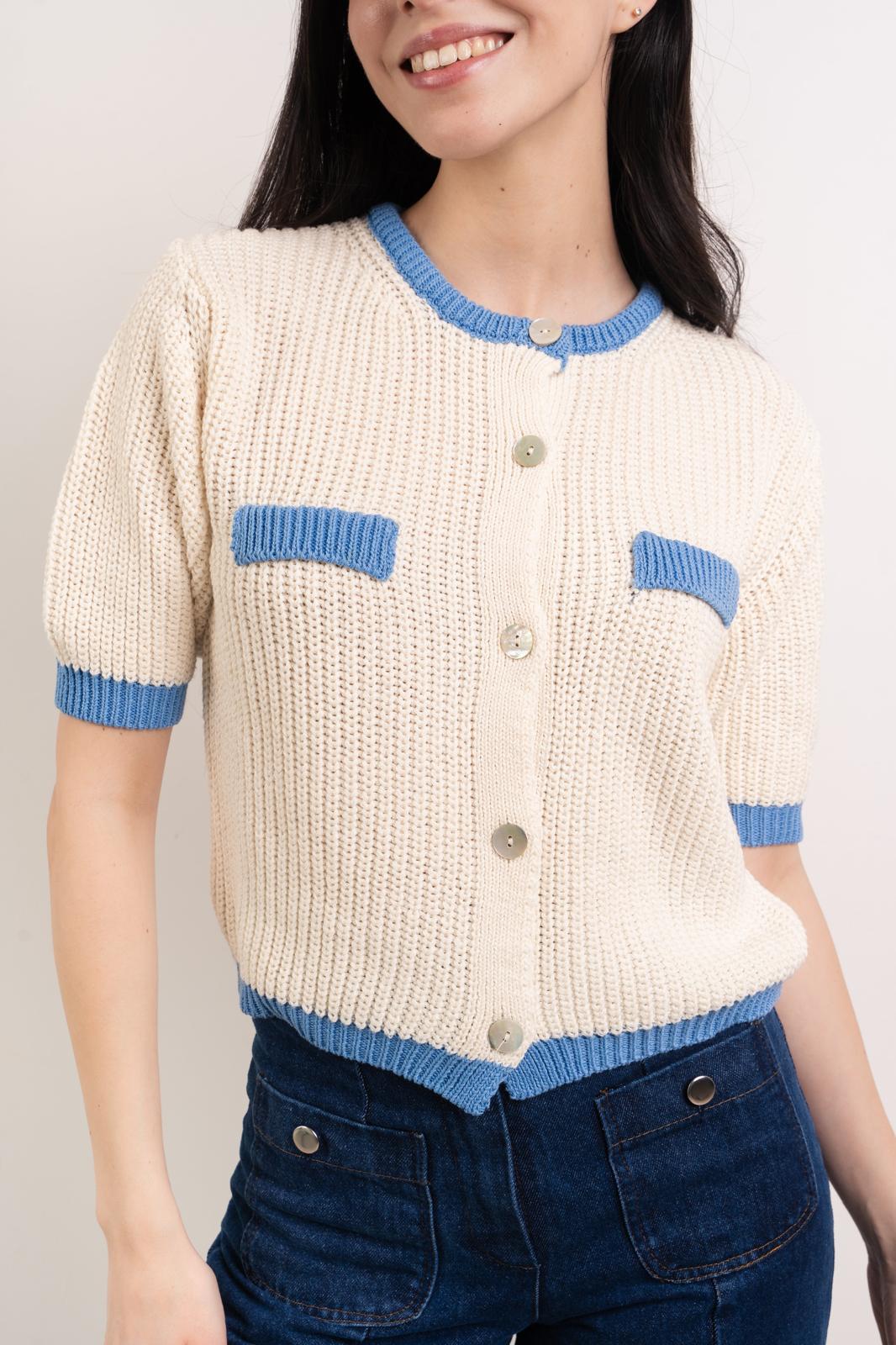 Mia White Cardigan