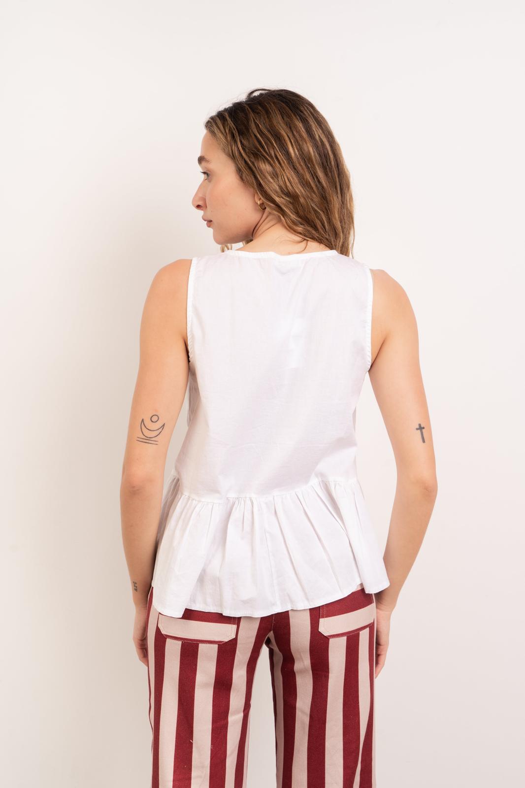 Ona White Blouse