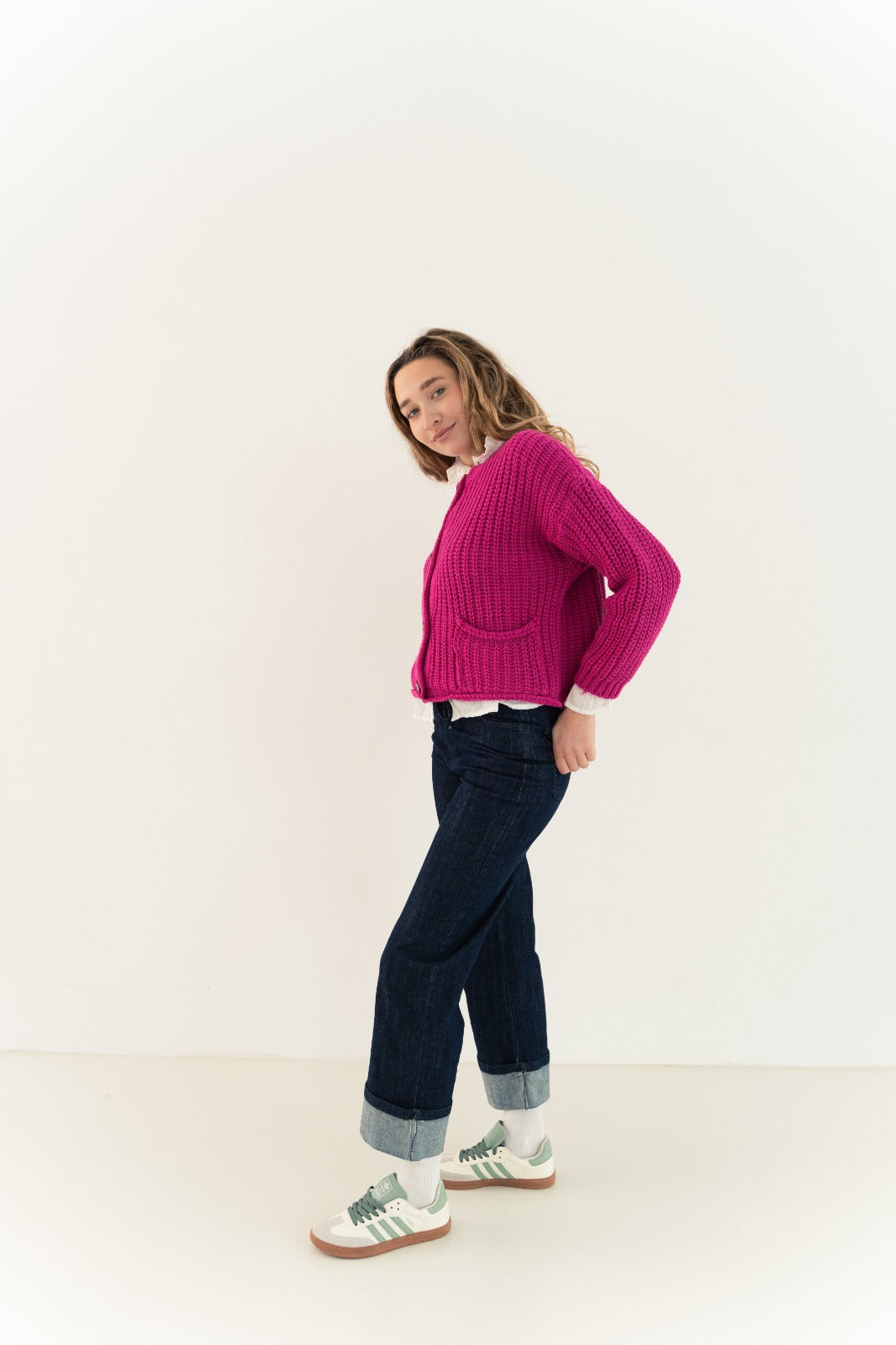 Cárdigan Cloe Fucsia