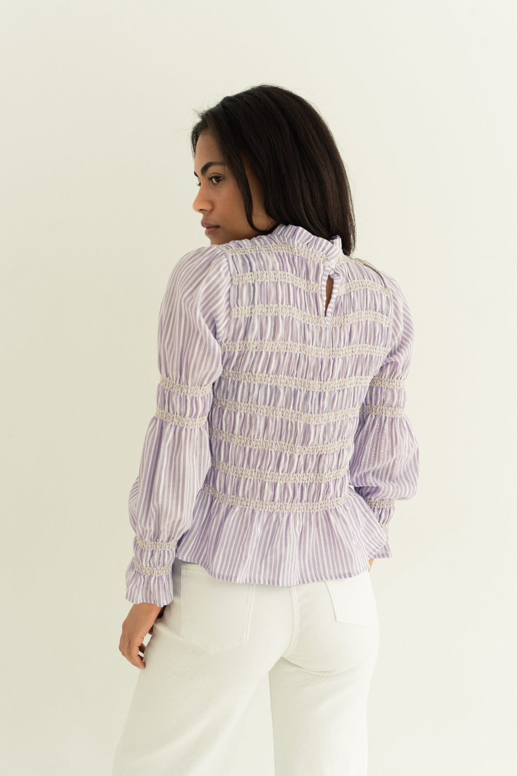 Rocío Lavender Blouse