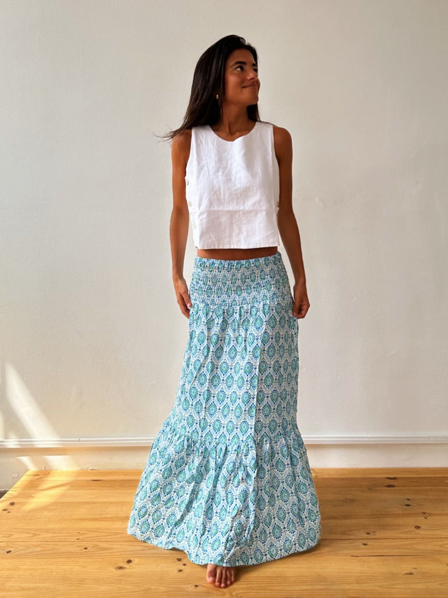 Falda Mica Azul