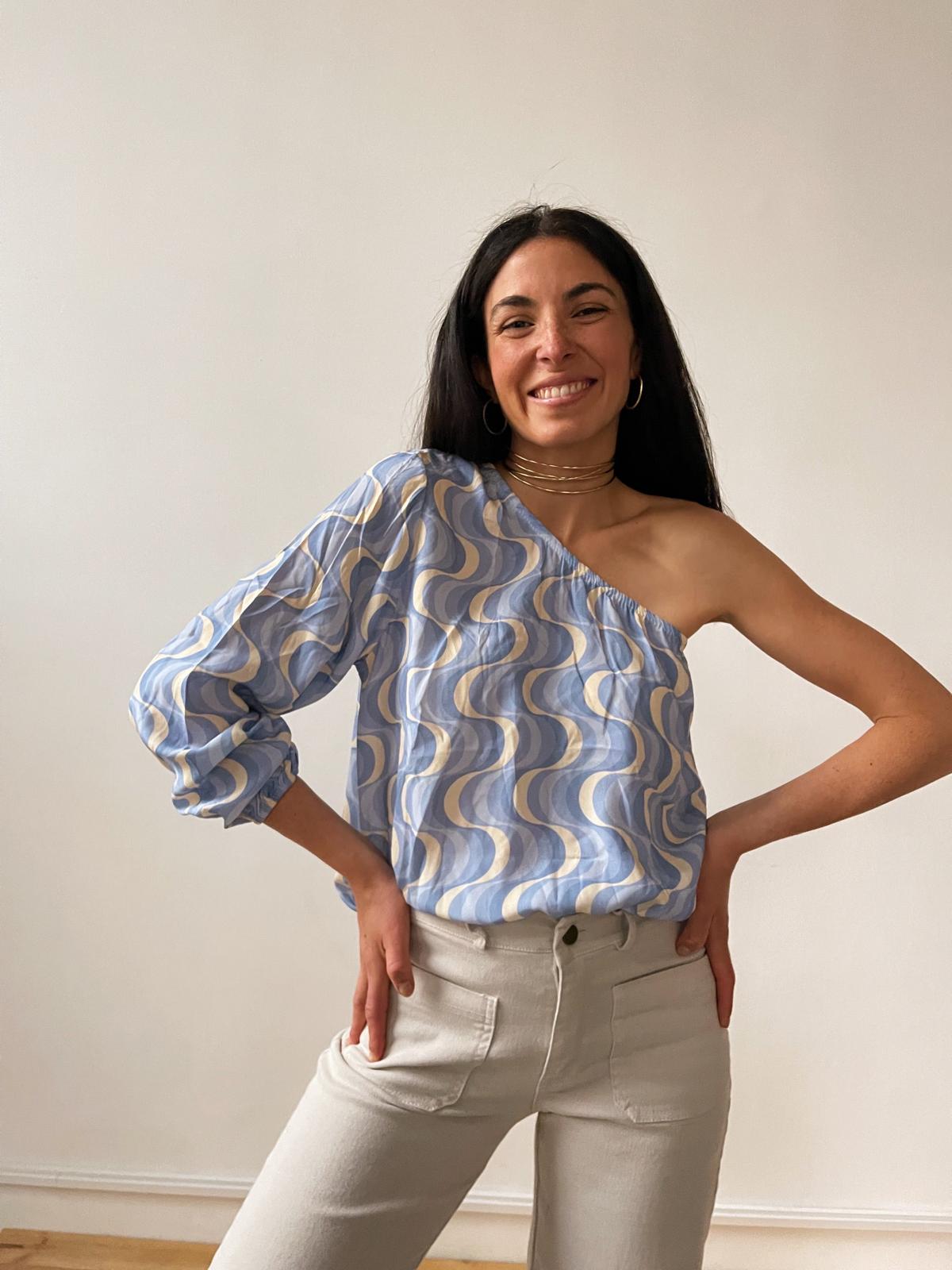 Aurora Blue Top
