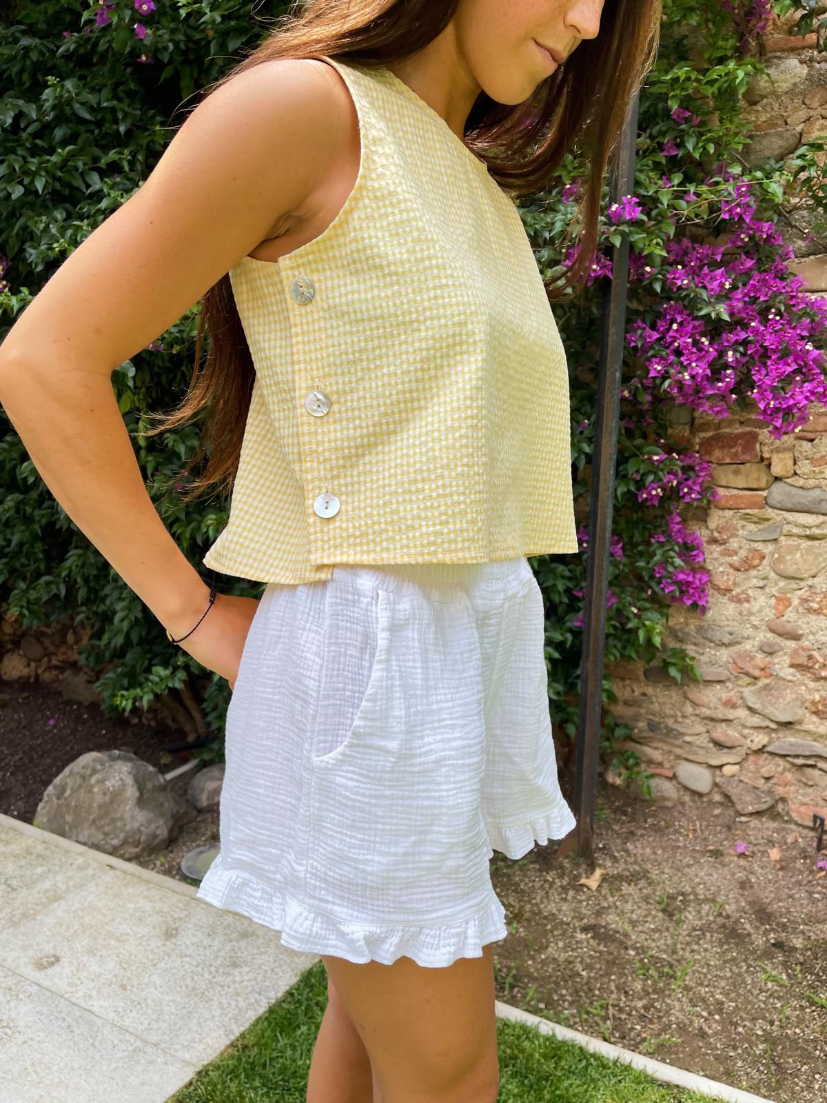 Top Claudia Vichy Amarillo