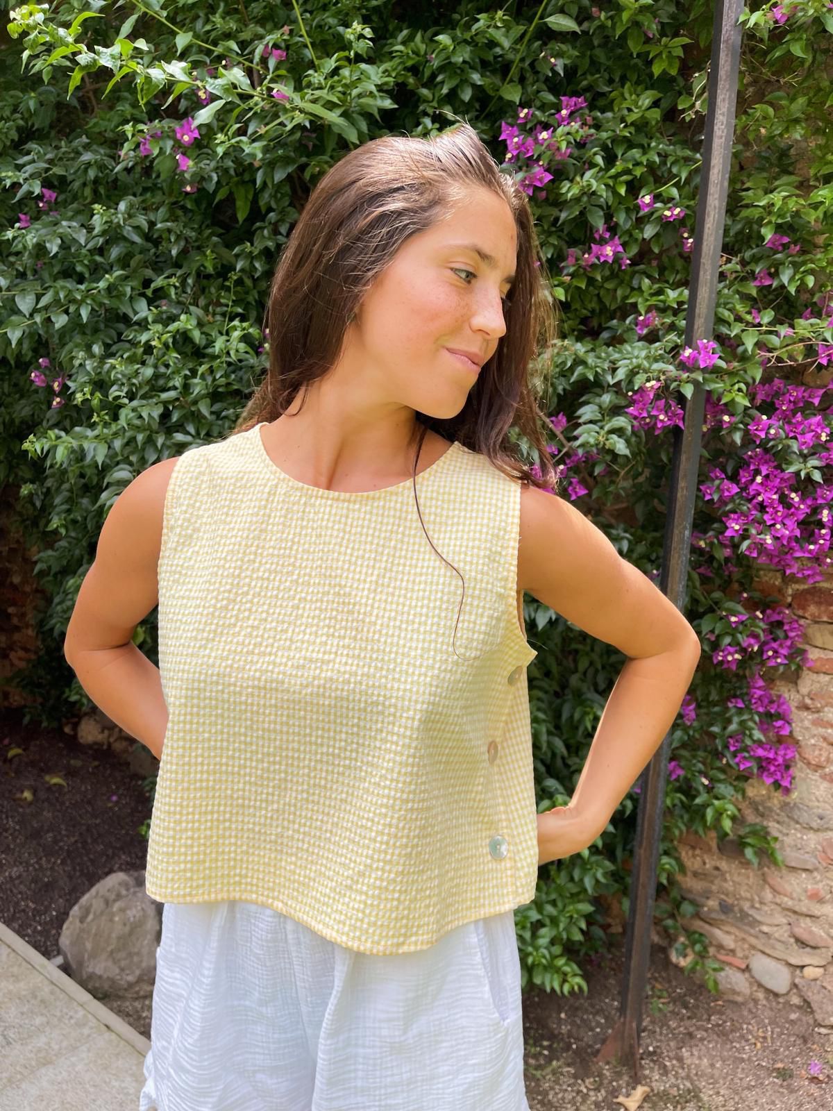 Top Claudia Vichy Amarillo