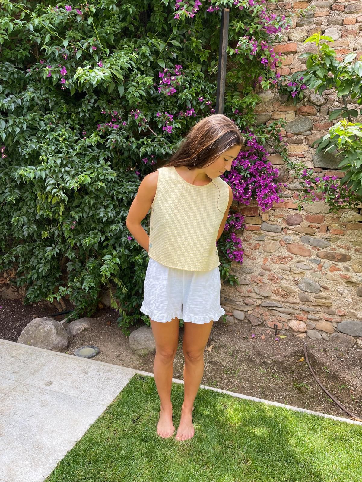 Top Claudia Vichy Amarillo