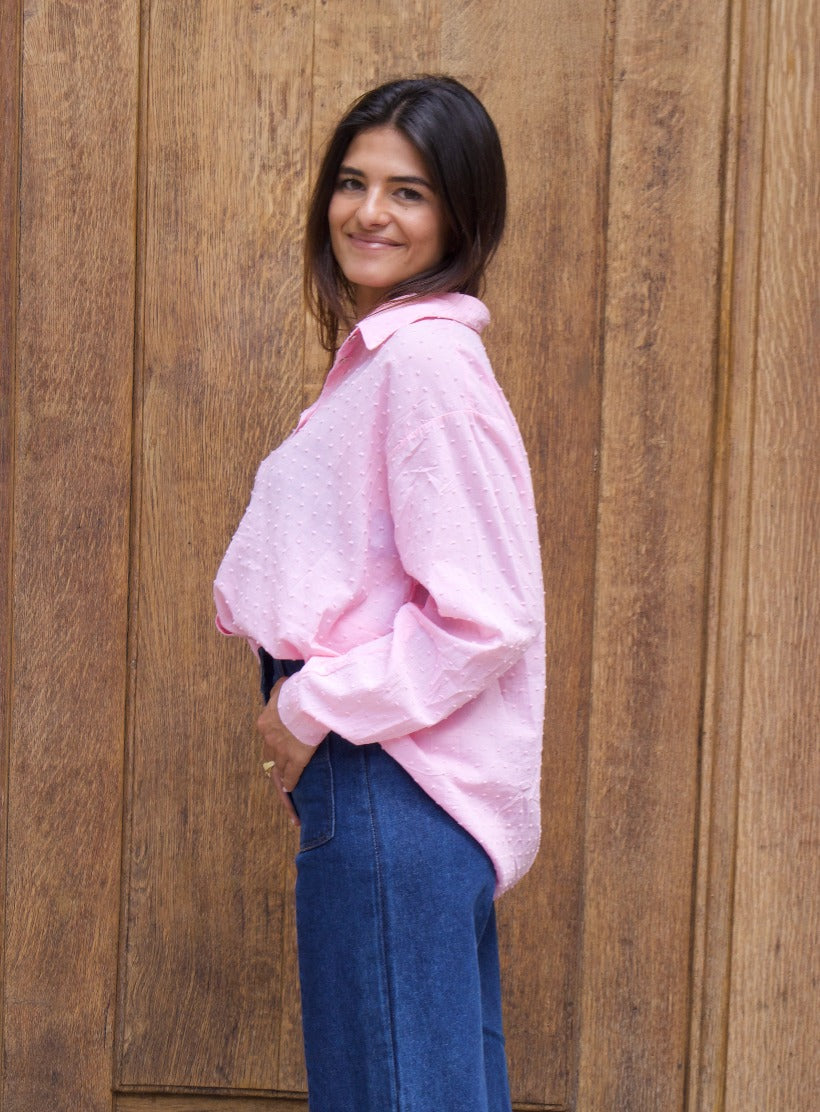 Camisa Cristina Rosa