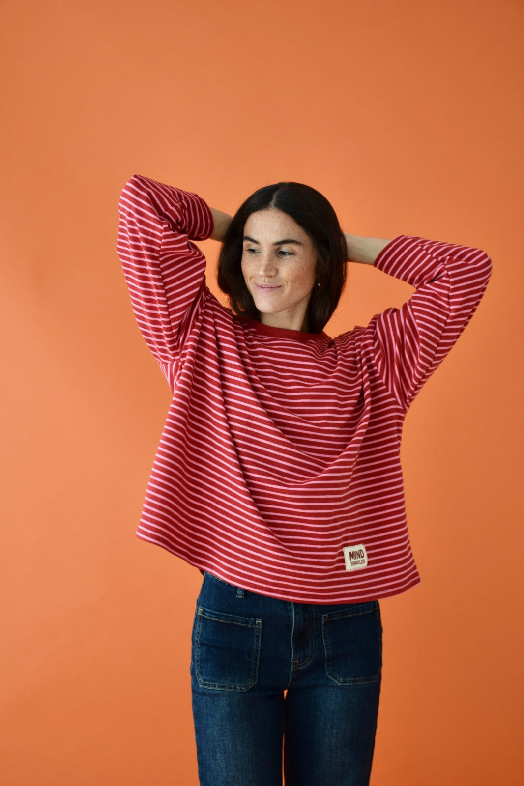 Camiseta Mar Rojo y Rosa