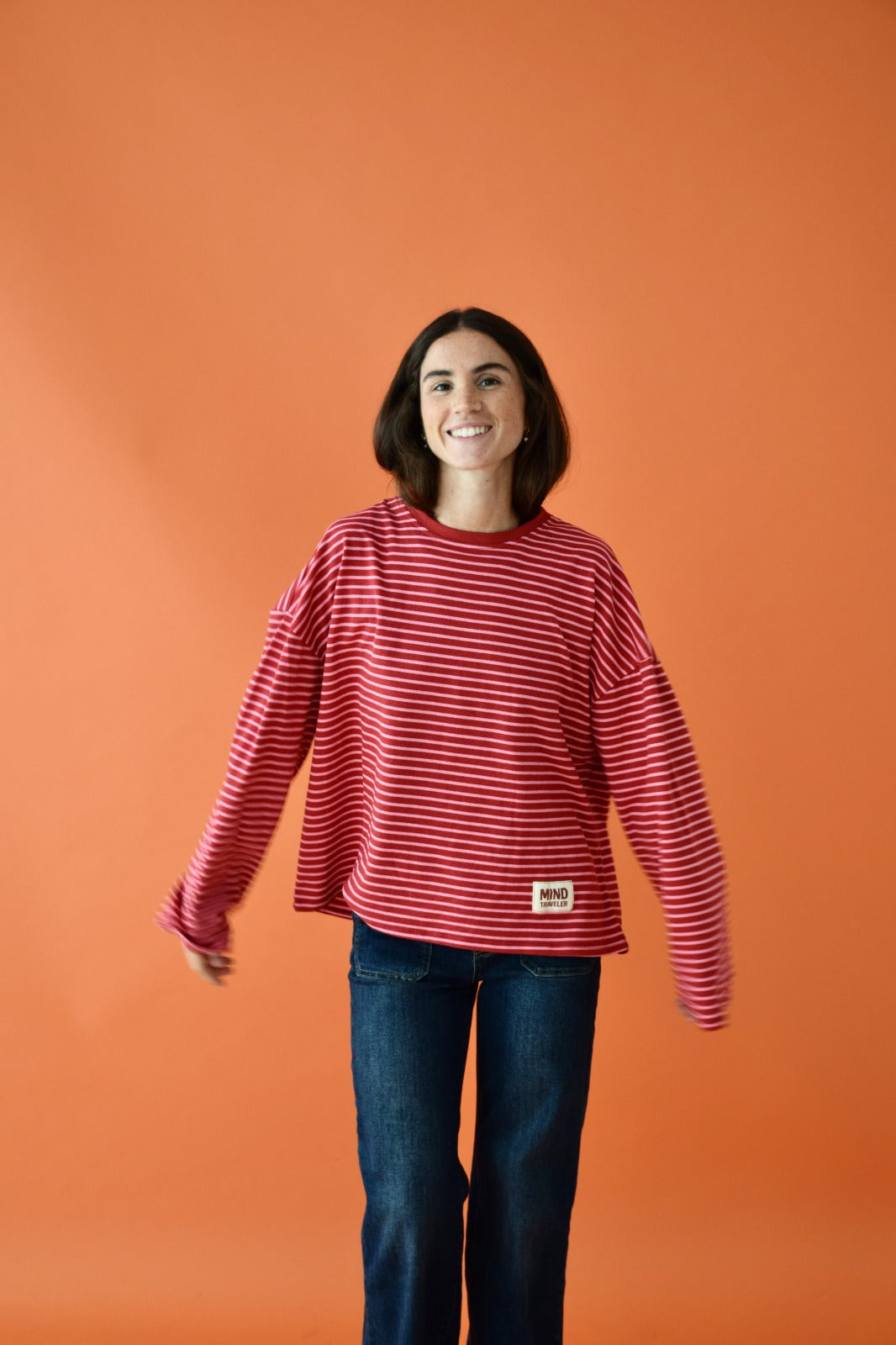 Camiseta Mar Rojo y Rosa