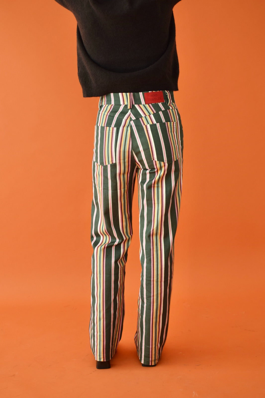 Jeans Inés Rayas Kaki