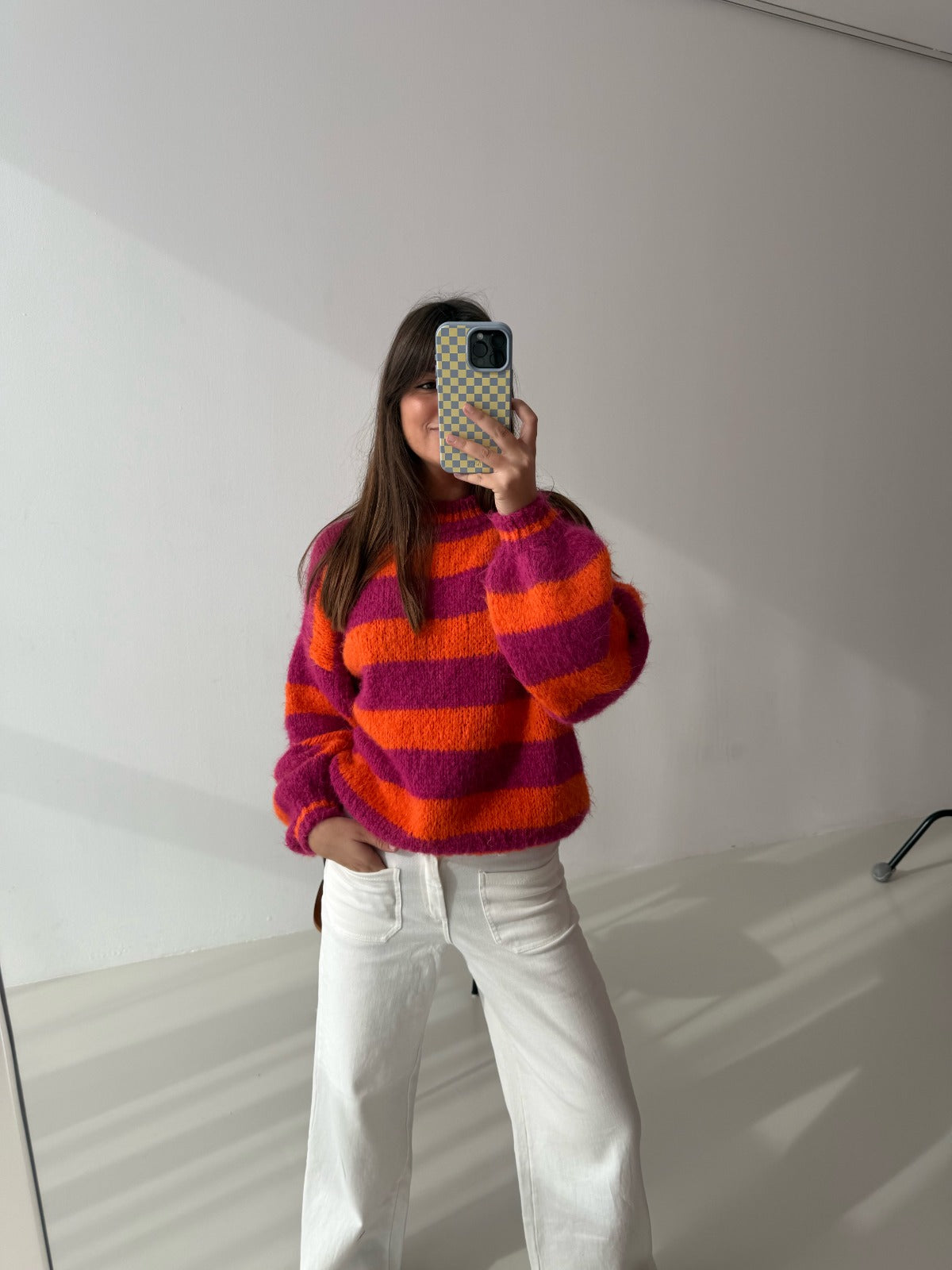 Jersey Aura Buganvilla y Naranja