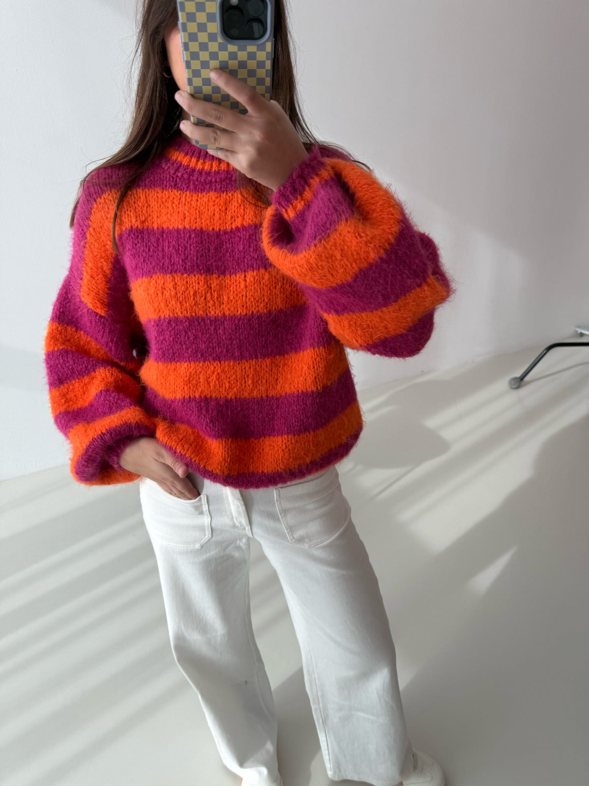 Jersey Aura Buganvilla y Naranja