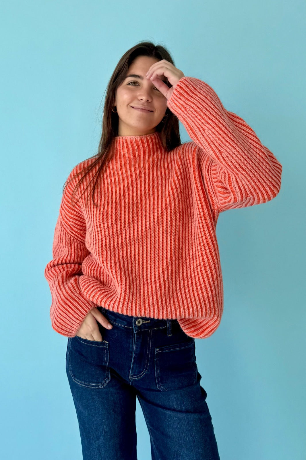 Rita Orange and Coral Jersey